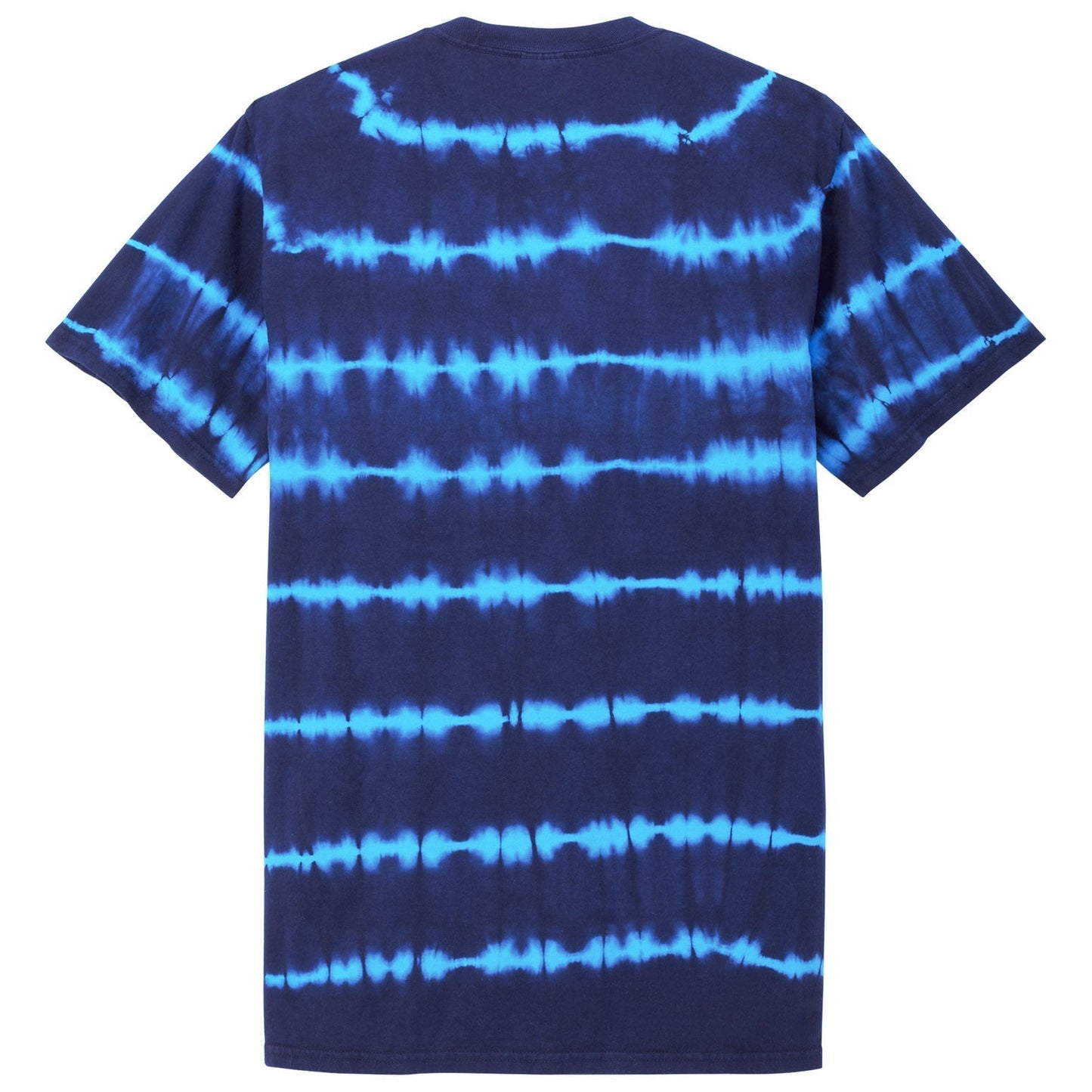 Black/White T-Shirts - Port & Company - Stylish Tie-Dye - Trendy Fashion