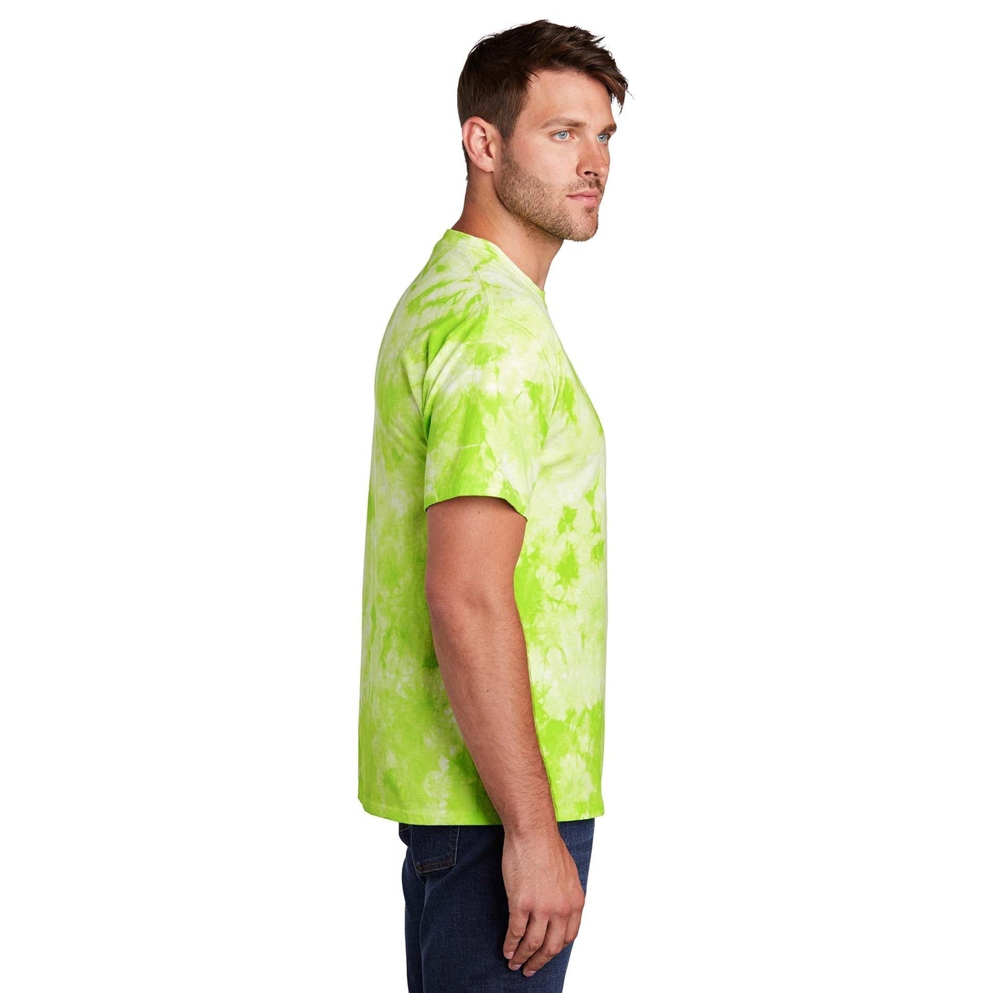 Black Red T-Shirts - Port & Company - Vibrant Tie-Dye