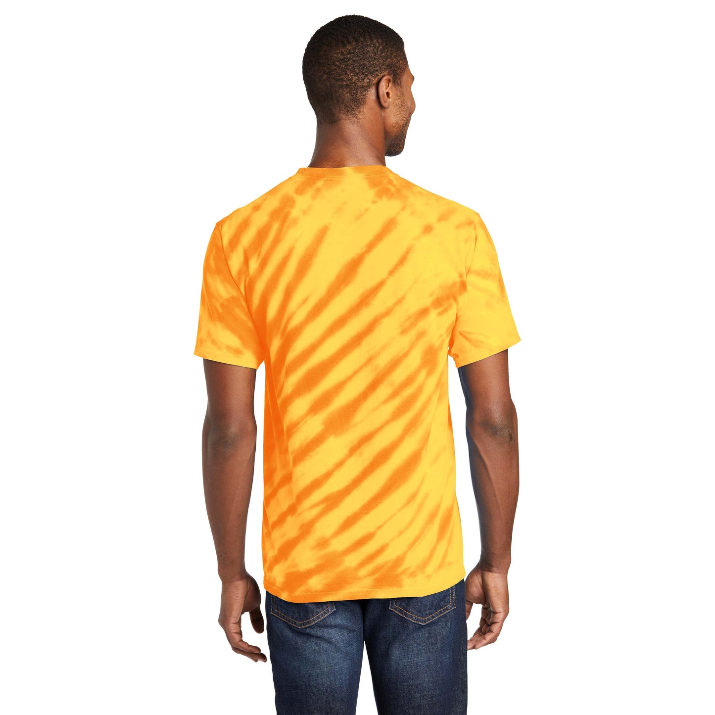 Black Tie-Dye T-Shirt - Port & Company - Vibrant Colors