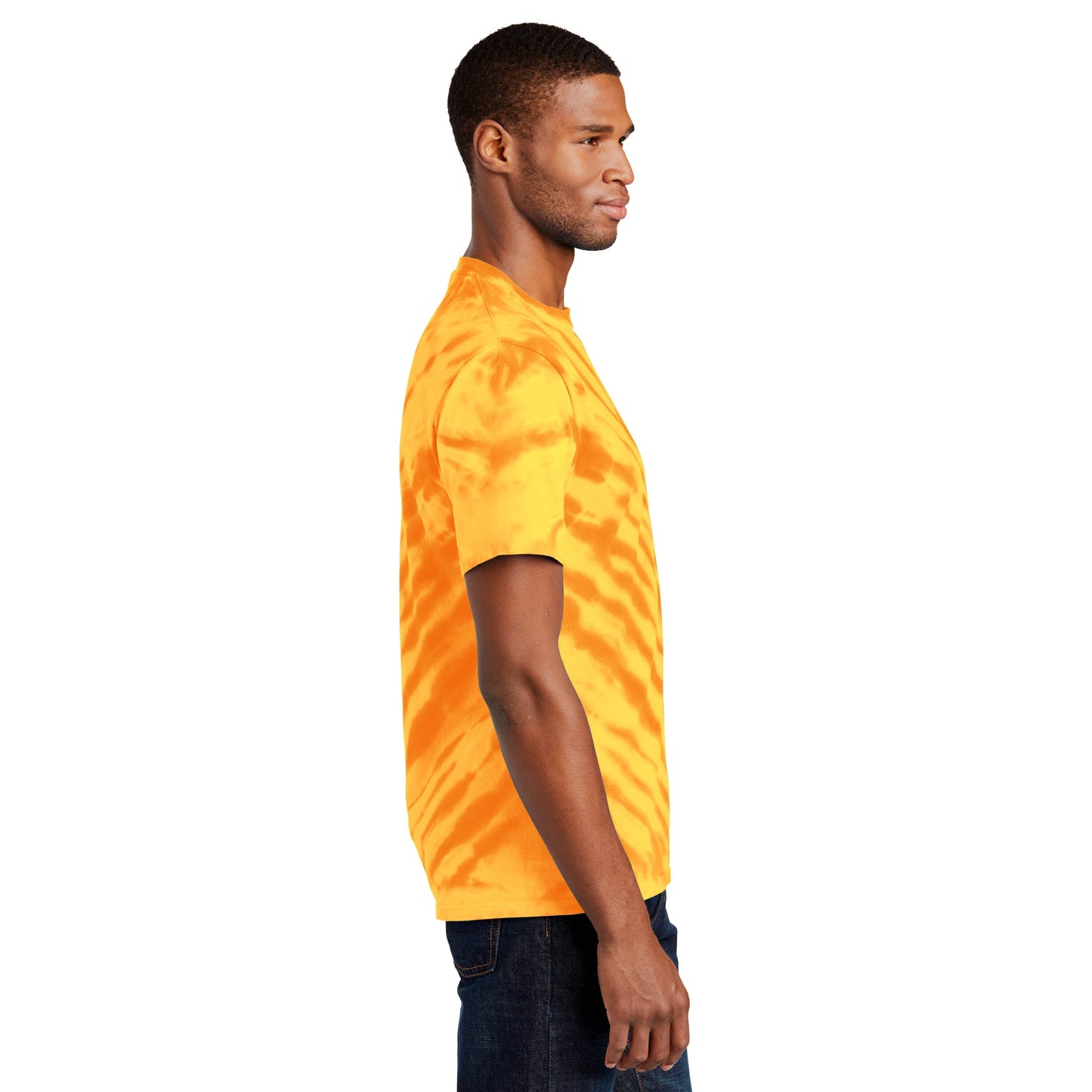 Black Tie-Dye T-Shirt - Port & Company - Vibrant Colors