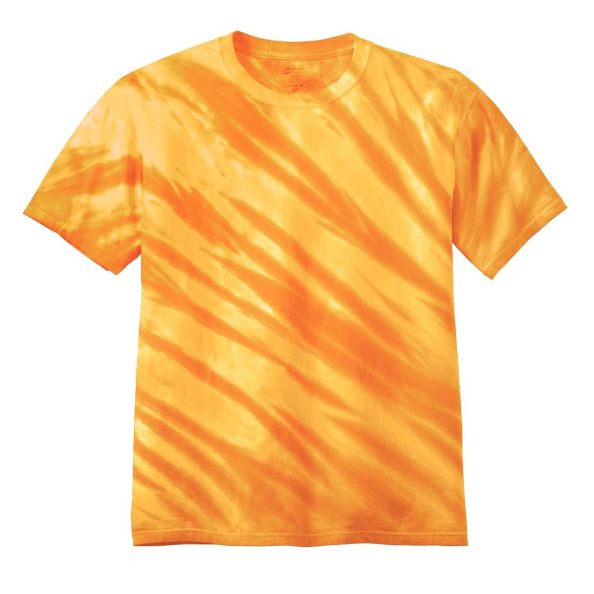 Black Tie-Dye T-Shirt - Port & Company - Vibrant Colors