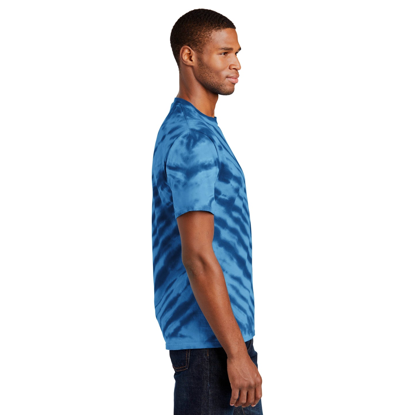 Black Tie-Dye T-Shirt - Port & Company - Vibrant Colors