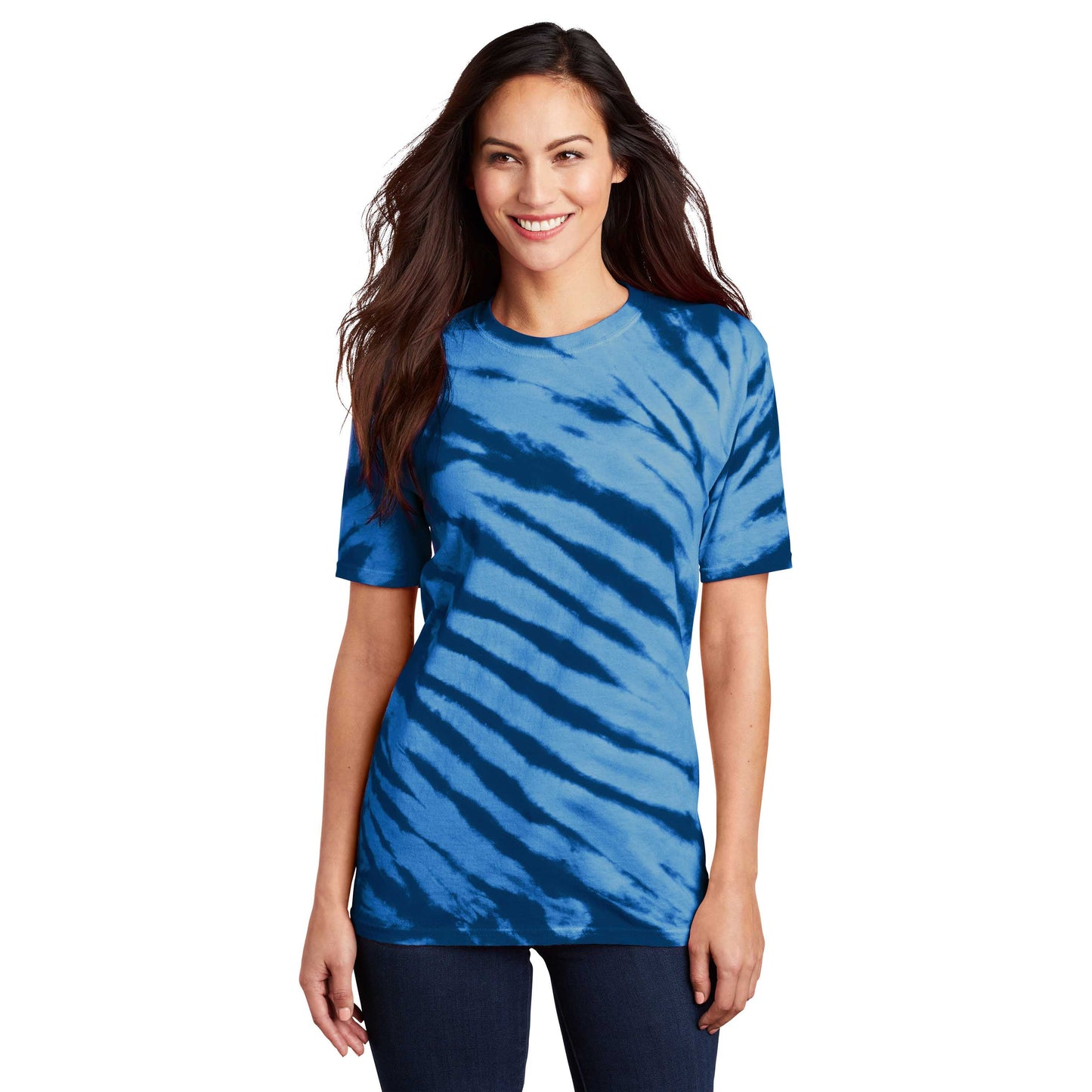 Black Tie-Dye T-Shirt - Port & Company - Vibrant Colors