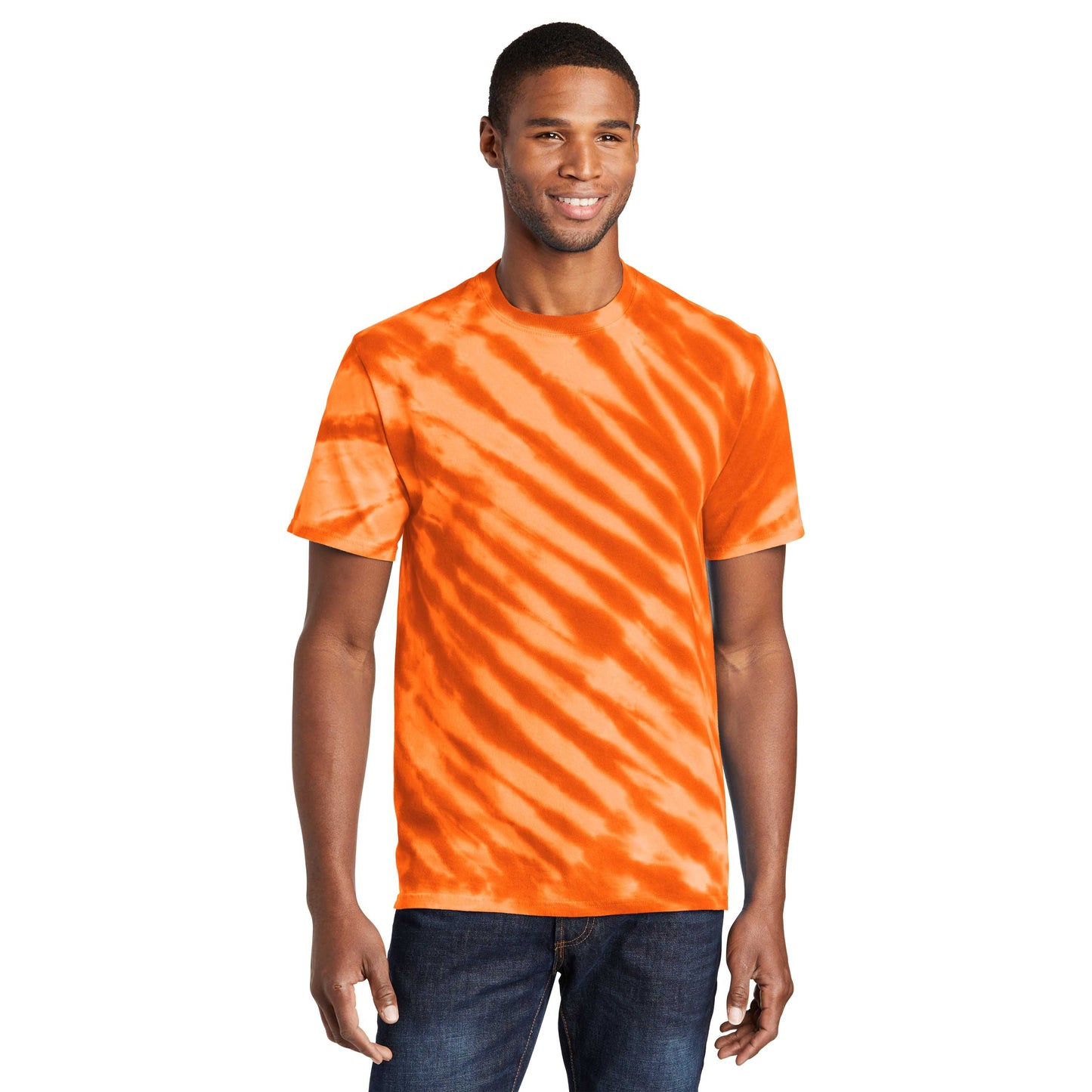Black Tie-Dye T-Shirt - Port & Company - Vibrant Colors