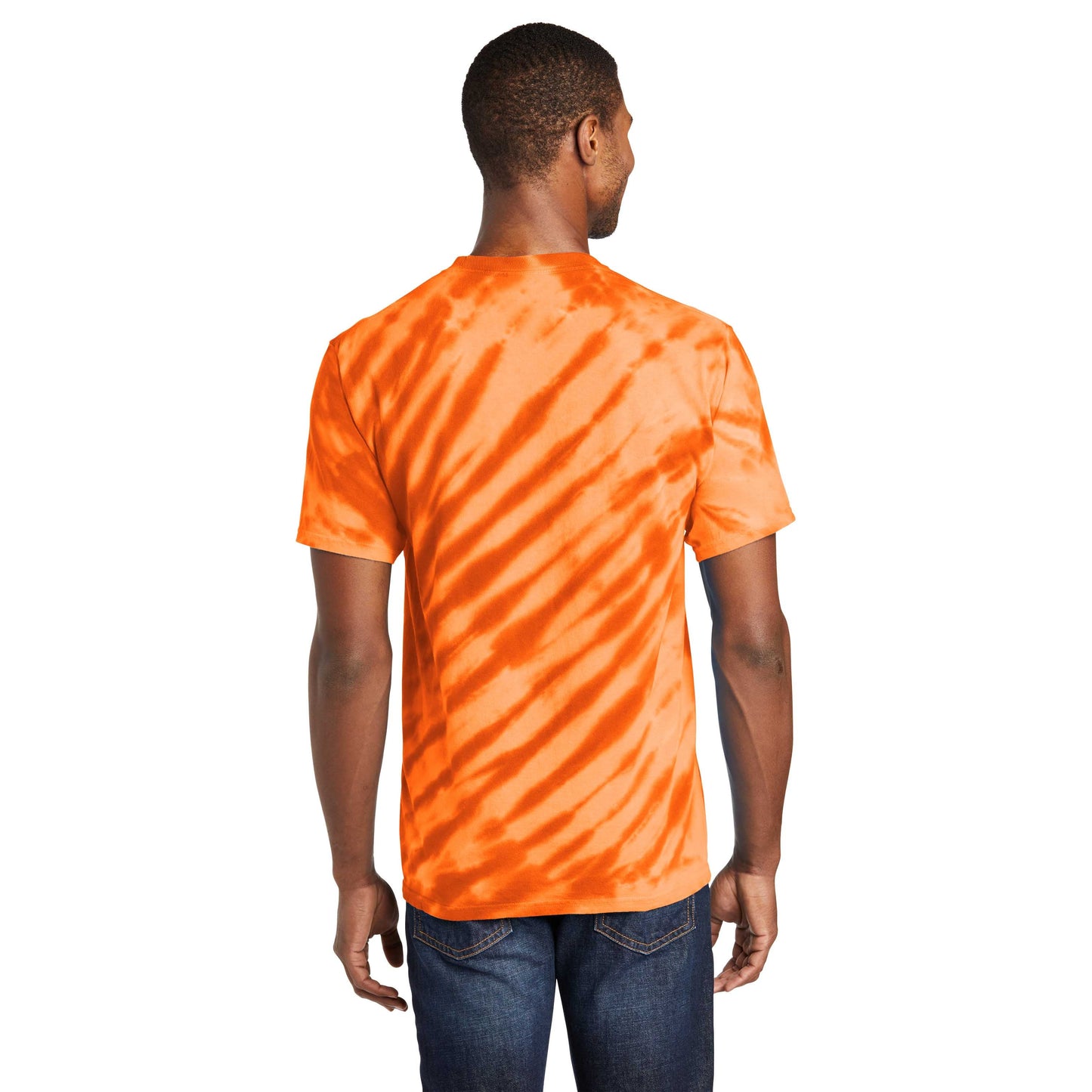 Black Tie-Dye T-Shirt - Port & Company - Vibrant Colors