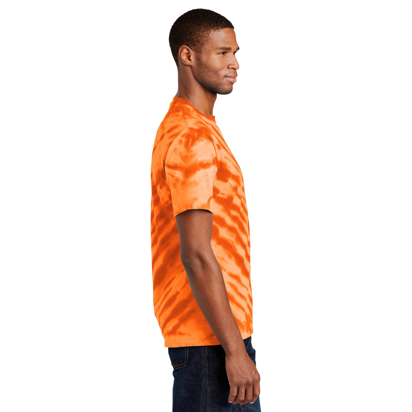 Black Tie-Dye T-Shirt - Port & Company - Vibrant Colors