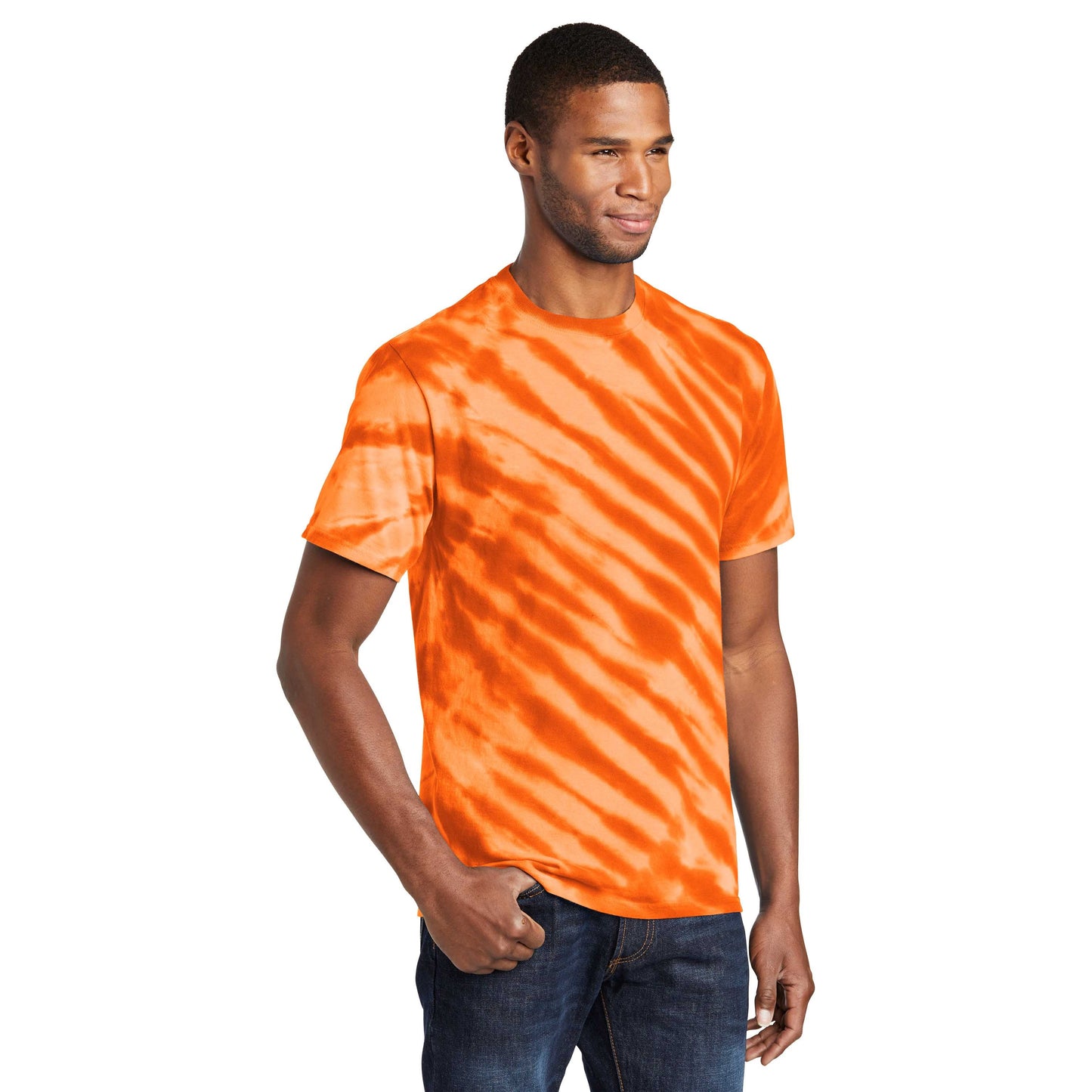 Black Tie-Dye T-Shirt - Port & Company - Vibrant Colors