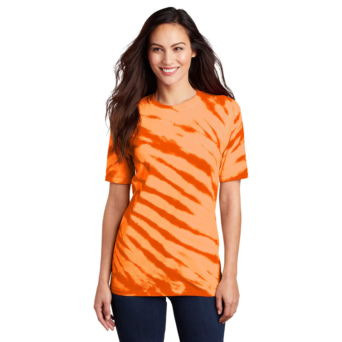 Black Tie-Dye T-Shirt - Port & Company - Vibrant Colors