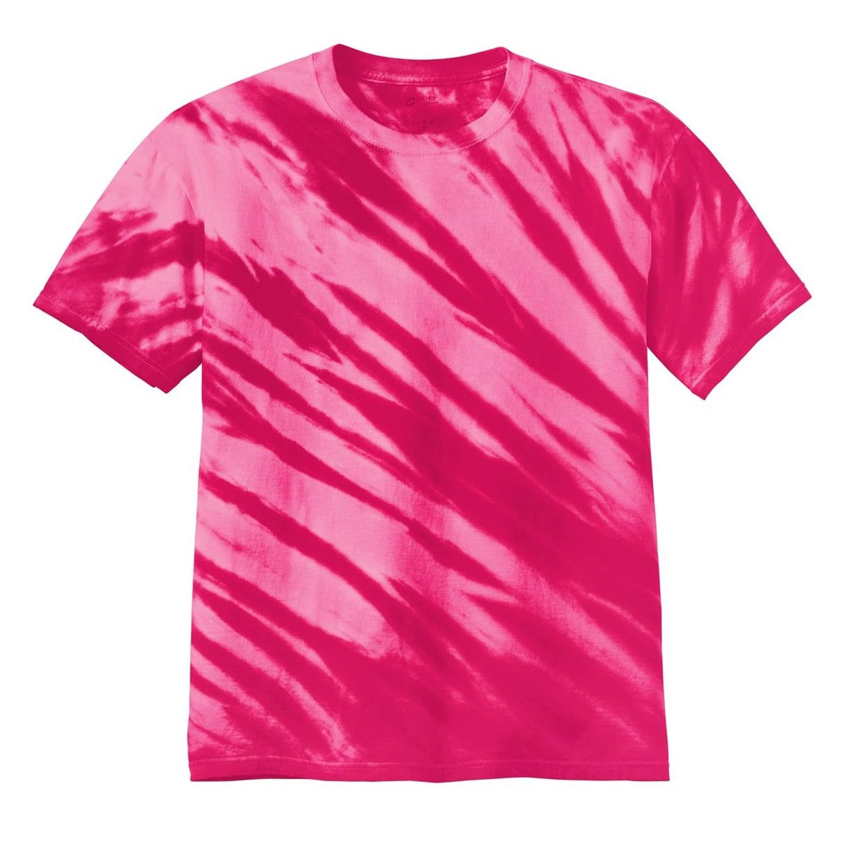 Black Tie-Dye T-Shirt - Port & Company - Vibrant Colors