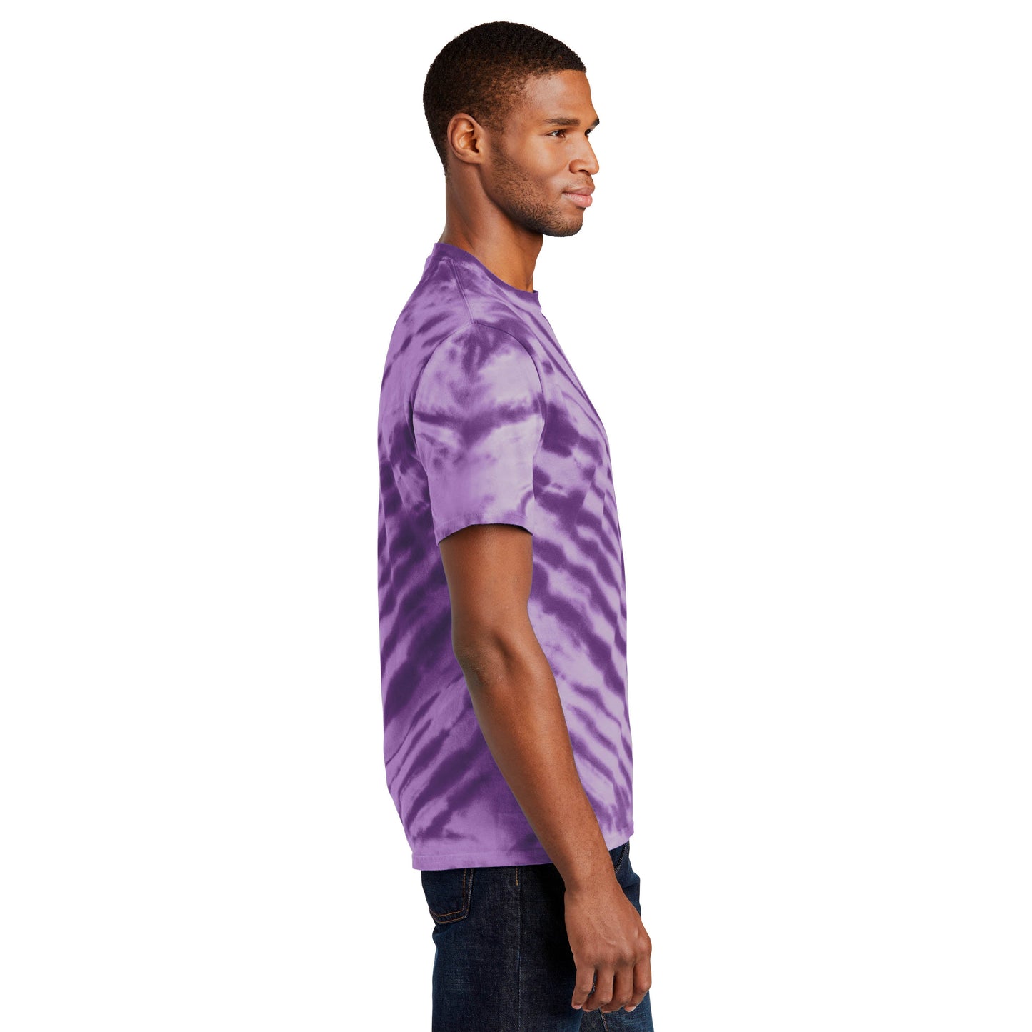 Black Tie-Dye T-Shirt - Port & Company - Vibrant Colors