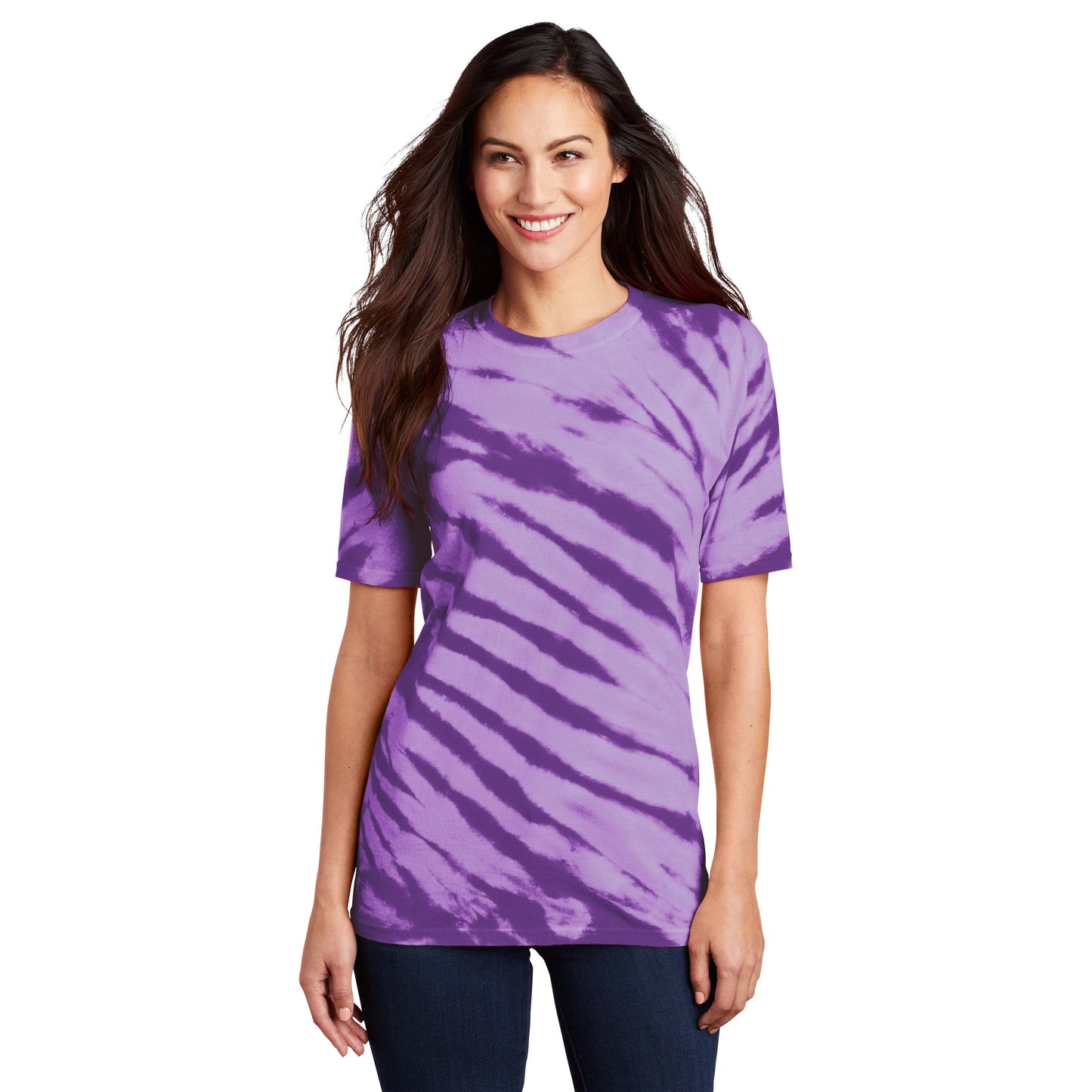 Black Tie-Dye T-Shirt - Port & Company - Vibrant Colors