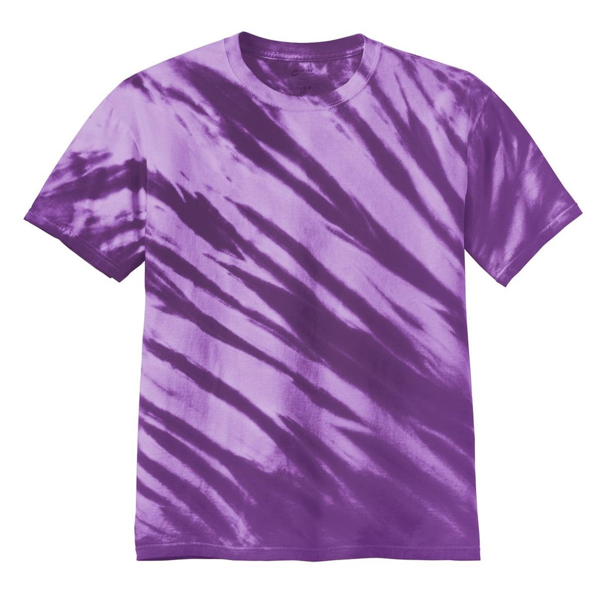 Black Tie-Dye T-Shirt - Port & Company - Vibrant Colors