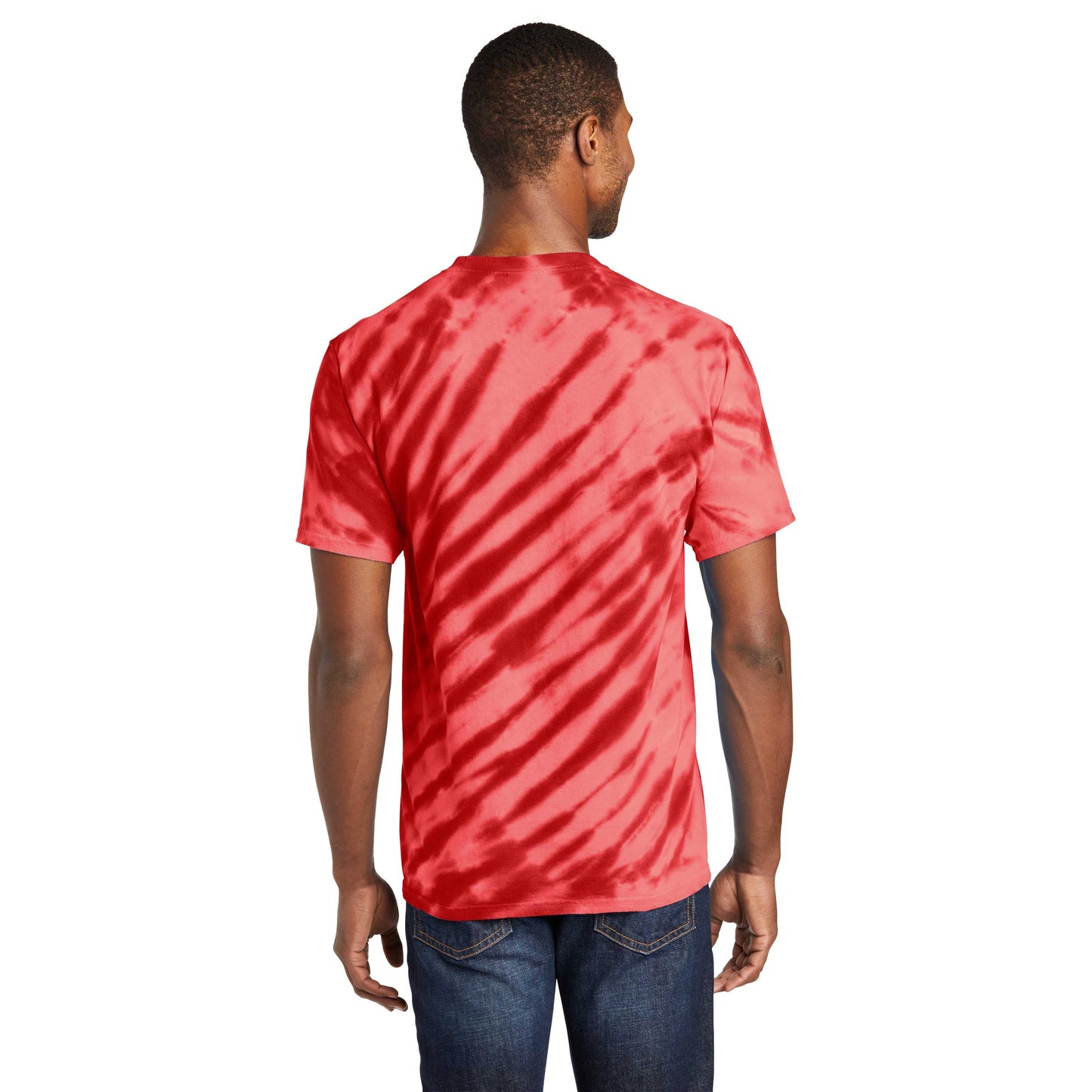 Black Tie-Dye T-Shirt - Port & Company - Vibrant Colors
