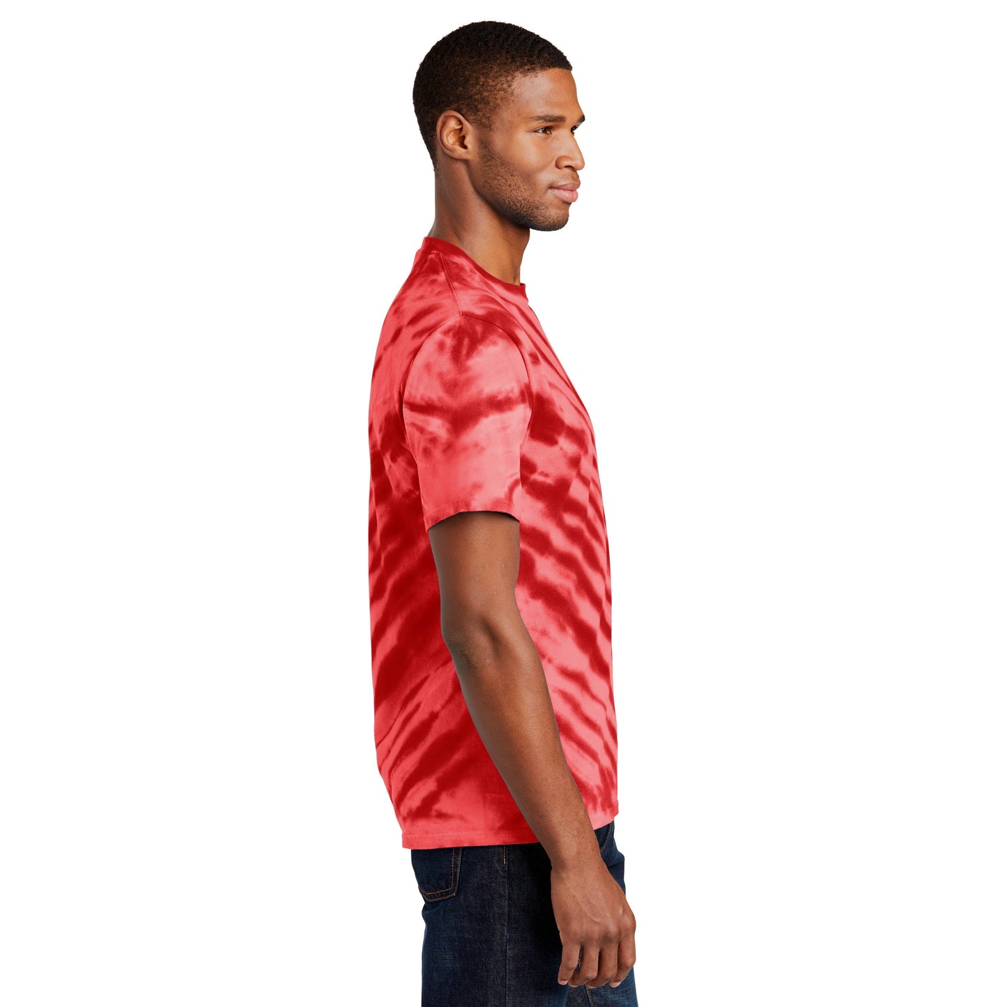 Black Tie-Dye T-Shirt - Port & Company - Vibrant Colors