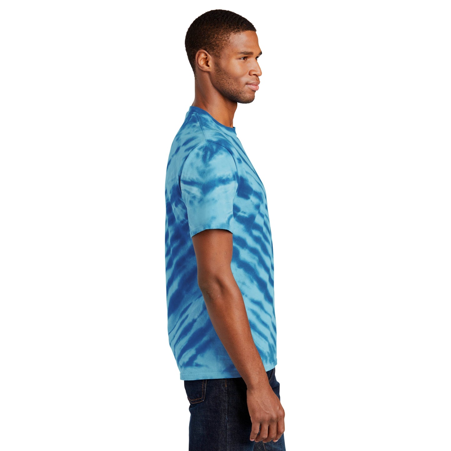 Black Tie-Dye T-Shirt - Port & Company - Vibrant Colors