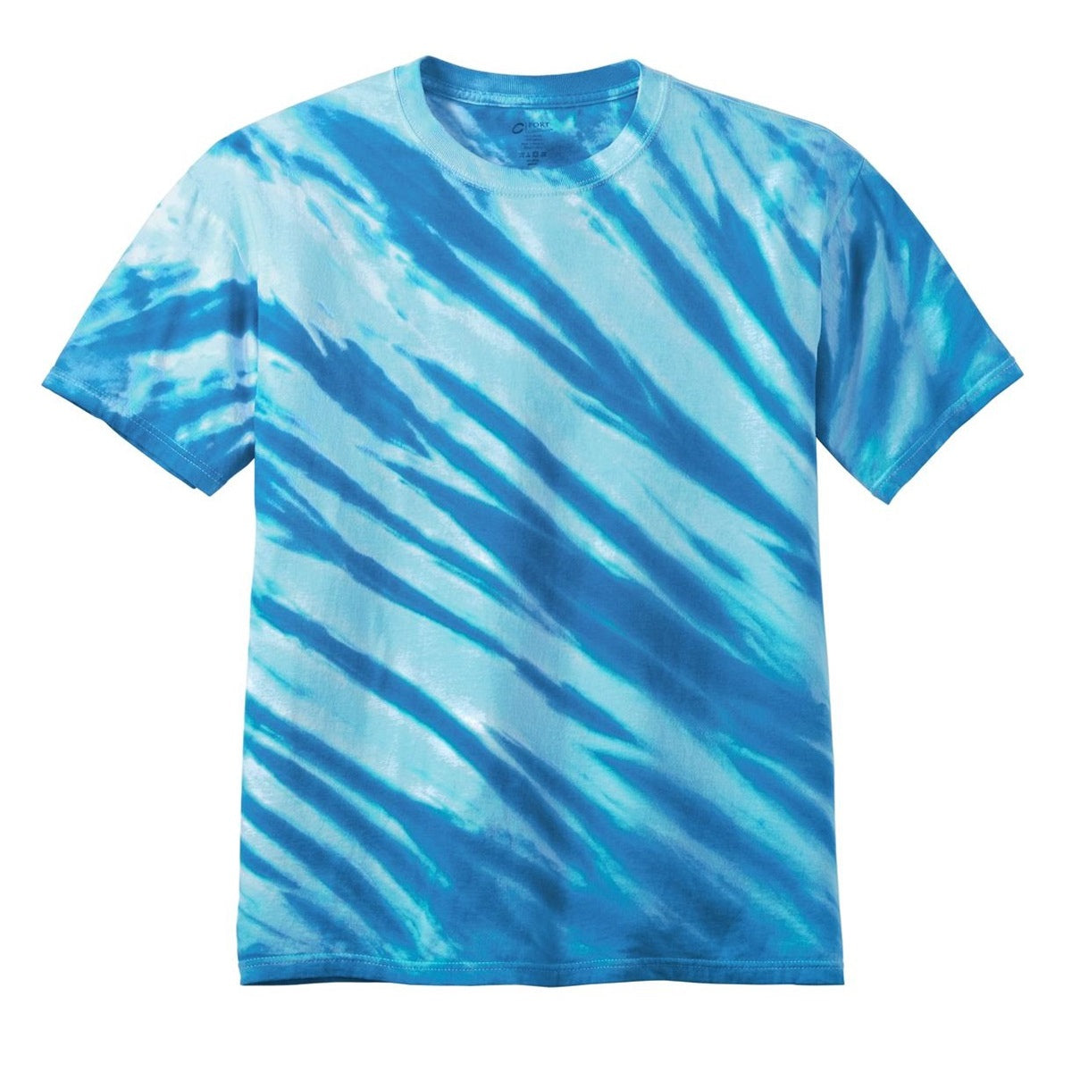 Black Tie-Dye T-Shirt - Port & Company - Vibrant Colors