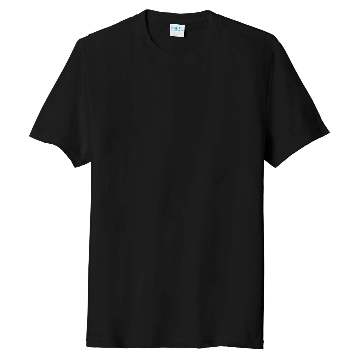 Black Heather T-Shirt - Port & Company - Comfortable Tee
