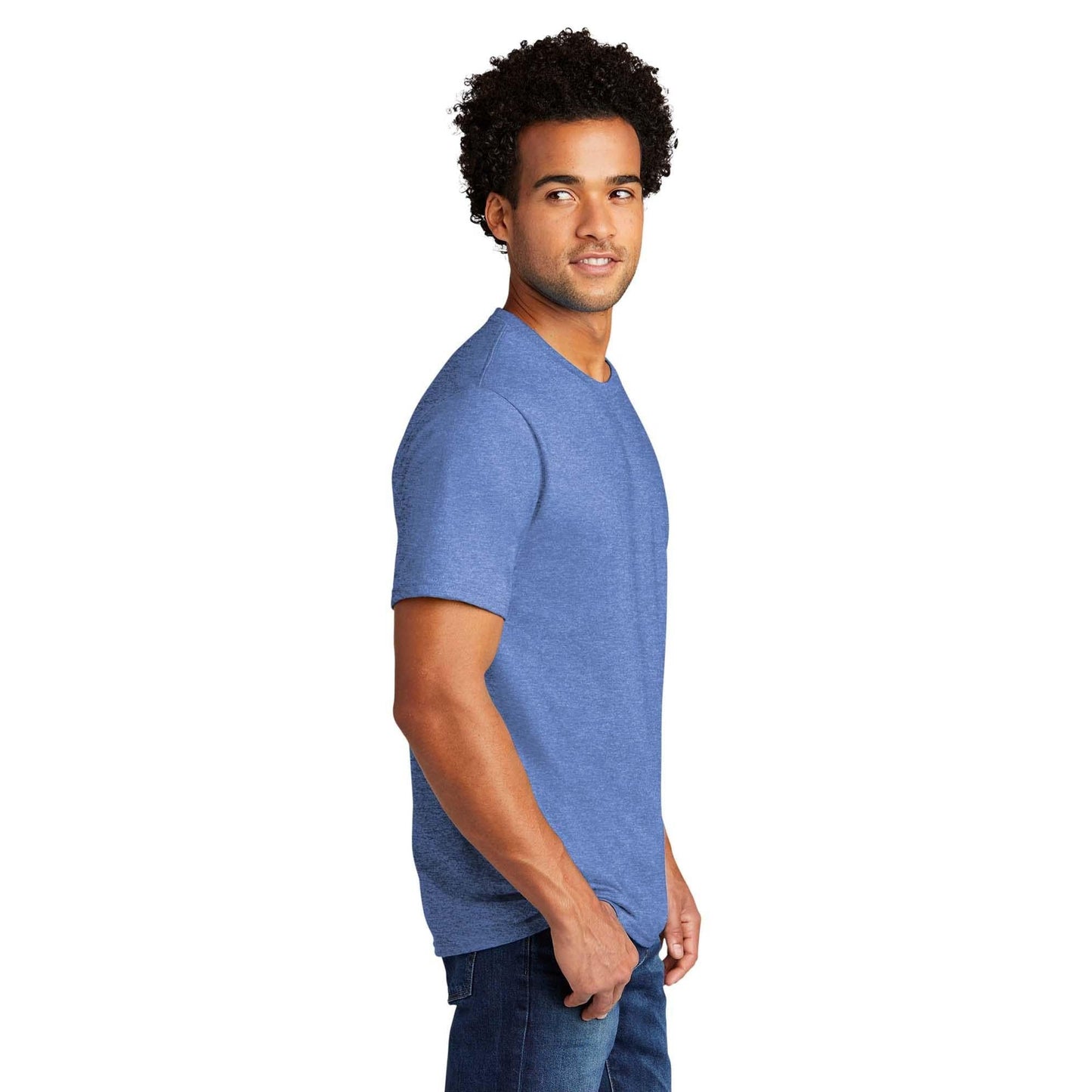 Black Heather T-Shirt - Port & Company - Comfortable Tee