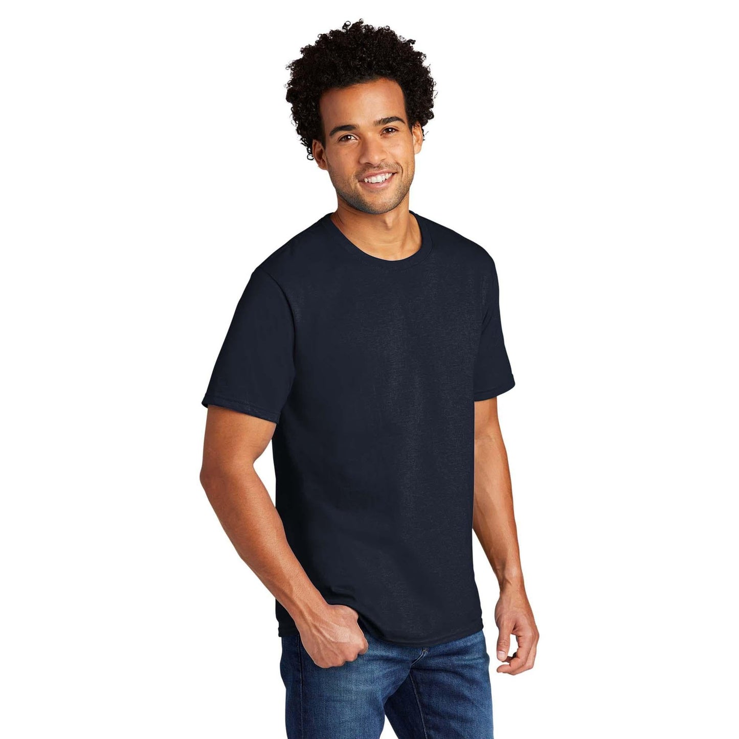 Black Heather T-Shirt - Port & Company - Comfortable Tee