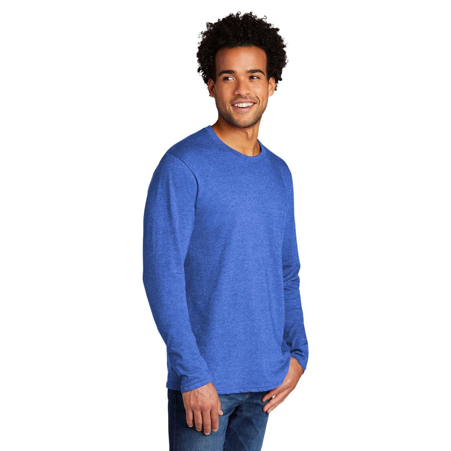 Black Heather T-Shirt - Port & Company - Comfortable Blend
