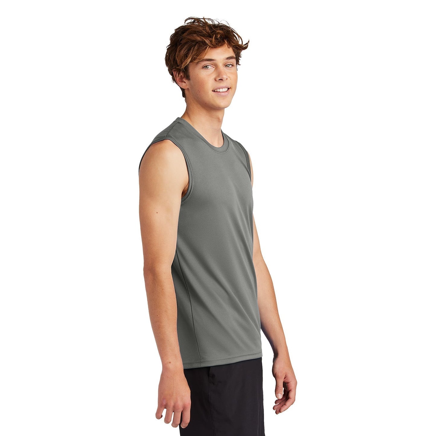 Charcoal Performance T-Shirt - Port & Company - Wicking Fabric