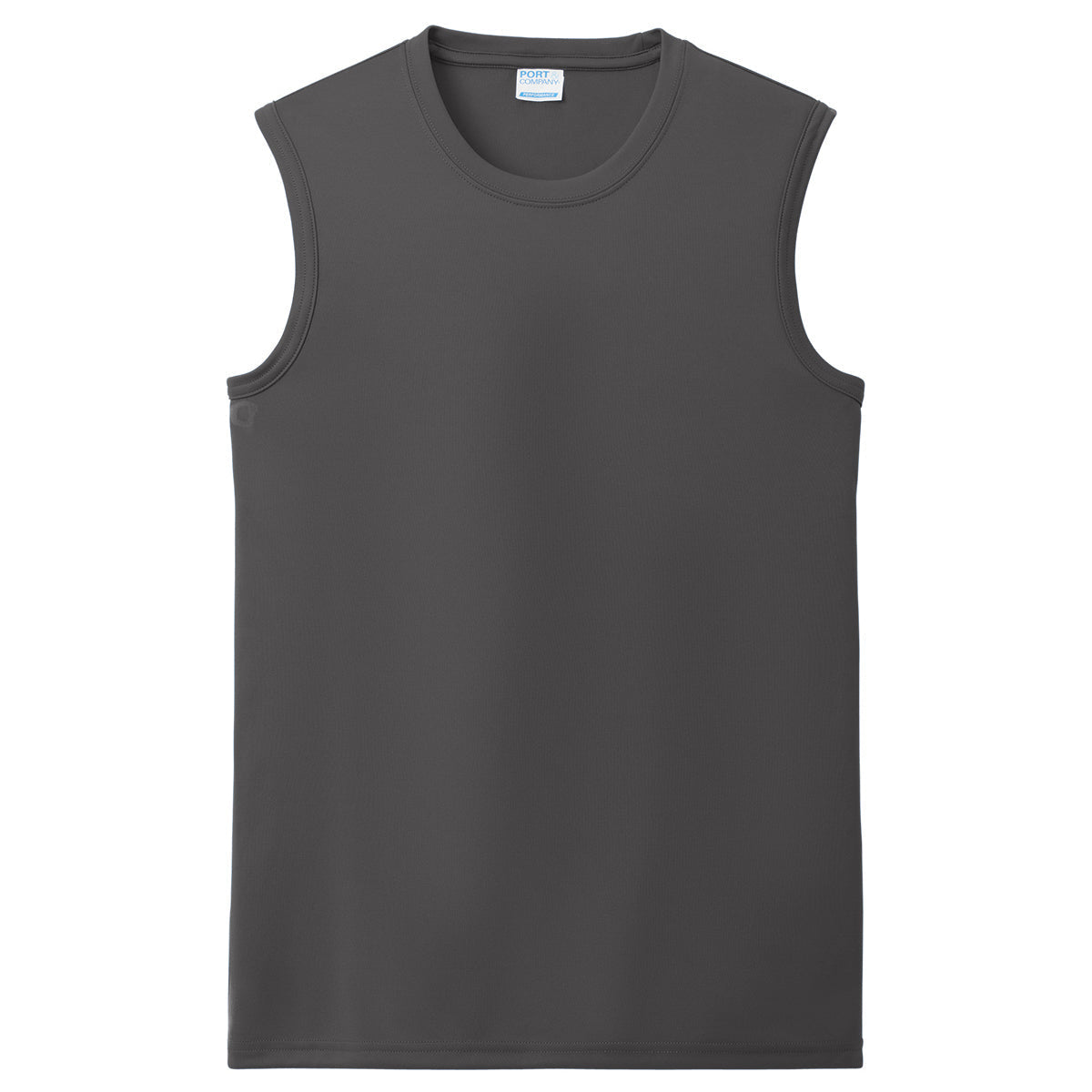 Charcoal Performance T-Shirt - Port & Company - Wicking Fabric