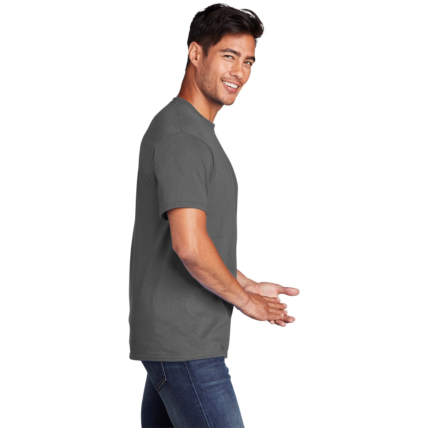 Aquatic Blue T-Shirt - Port & Company - Soft Cotton