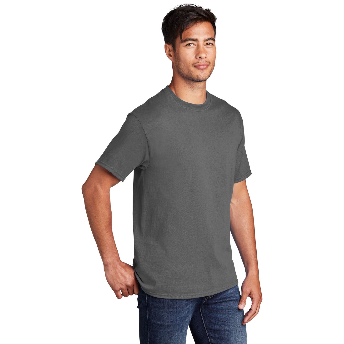 Aquatic Blue T-Shirt - Port & Company - Soft Cotton