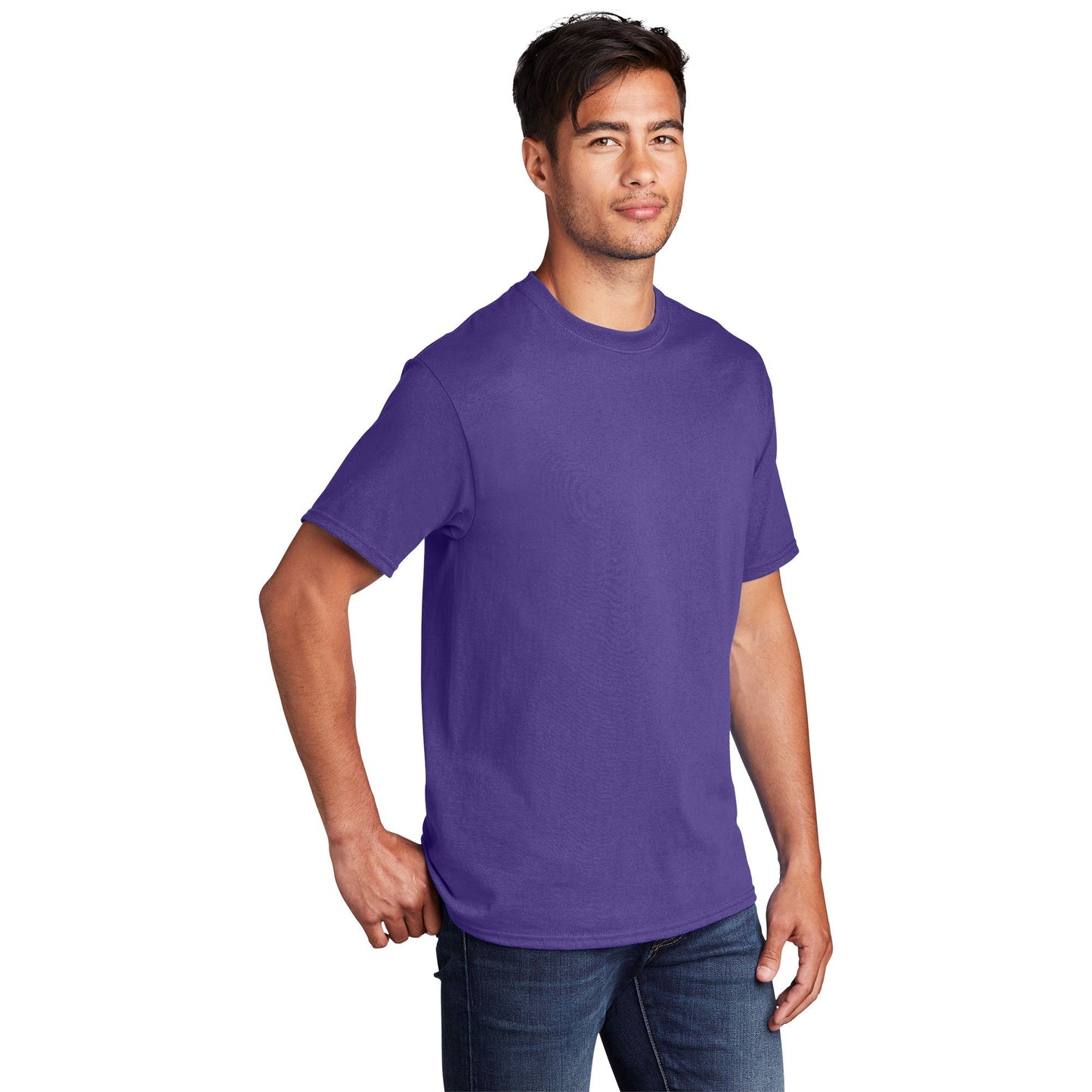 Aquatic Blue T-Shirt - Port & Company - Soft Cotton