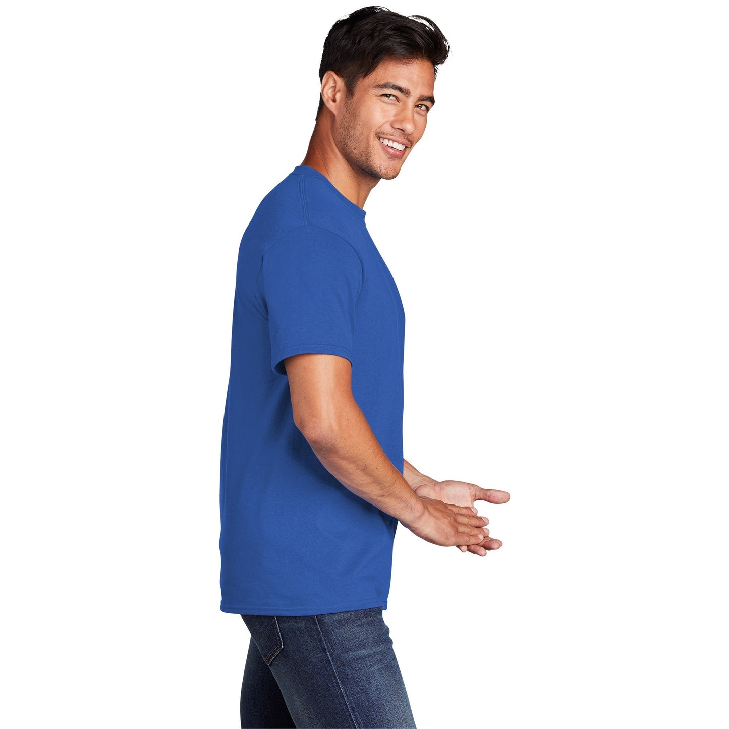 Aquatic Blue T-Shirt - Port & Company - Soft Cotton