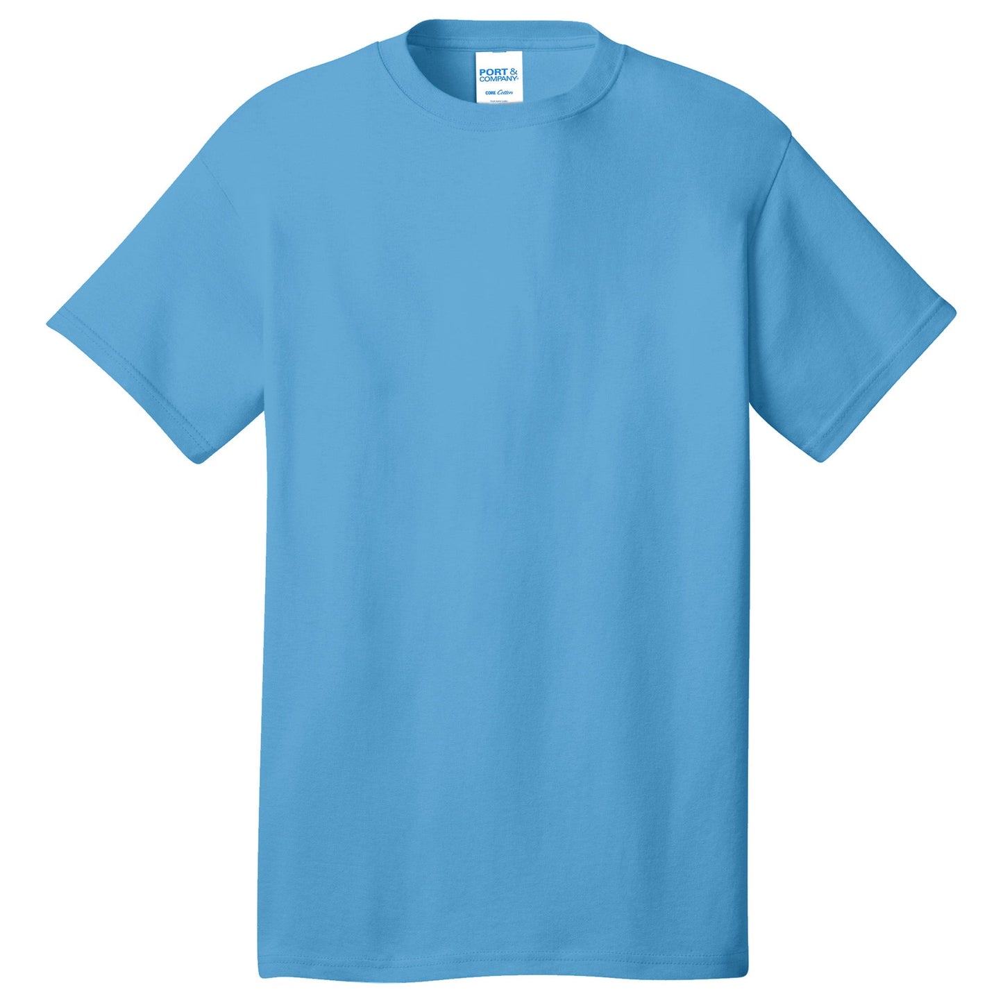 Aquatic Blue T-Shirt - Port & Company - Comfortable Fit