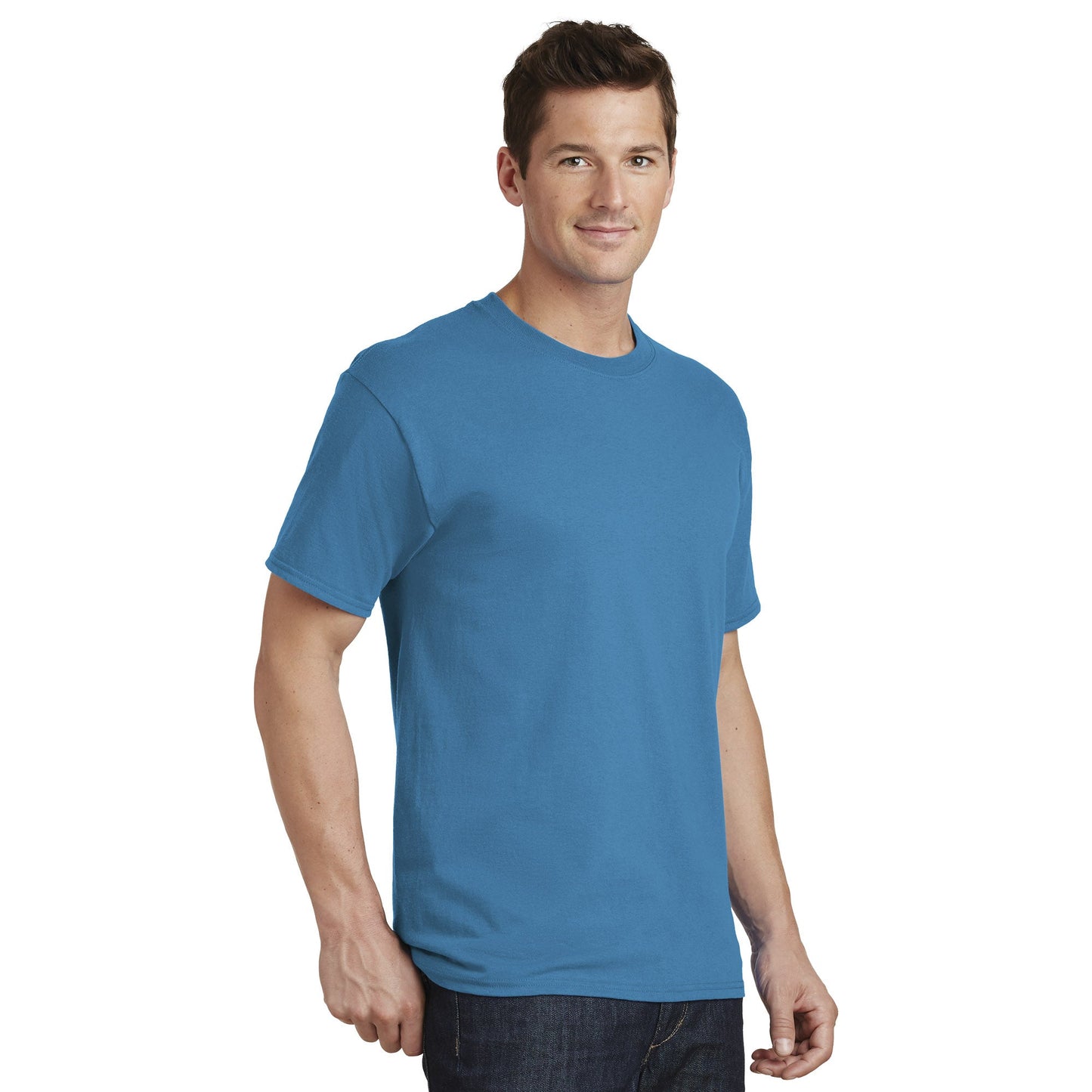 Aquatic Blue T-Shirt - Port & Company - Comfortable Fit