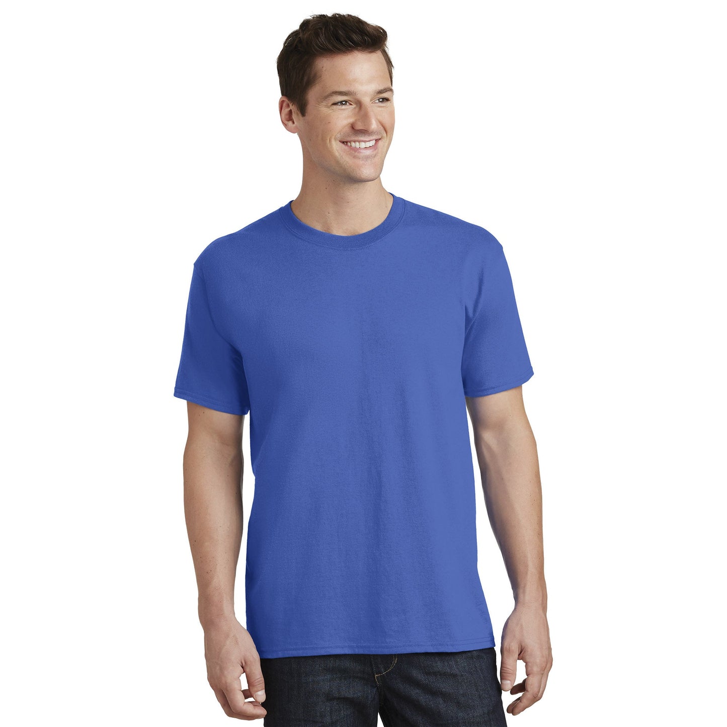 Aquatic Blue T-Shirt - Port & Company - Comfortable Fit