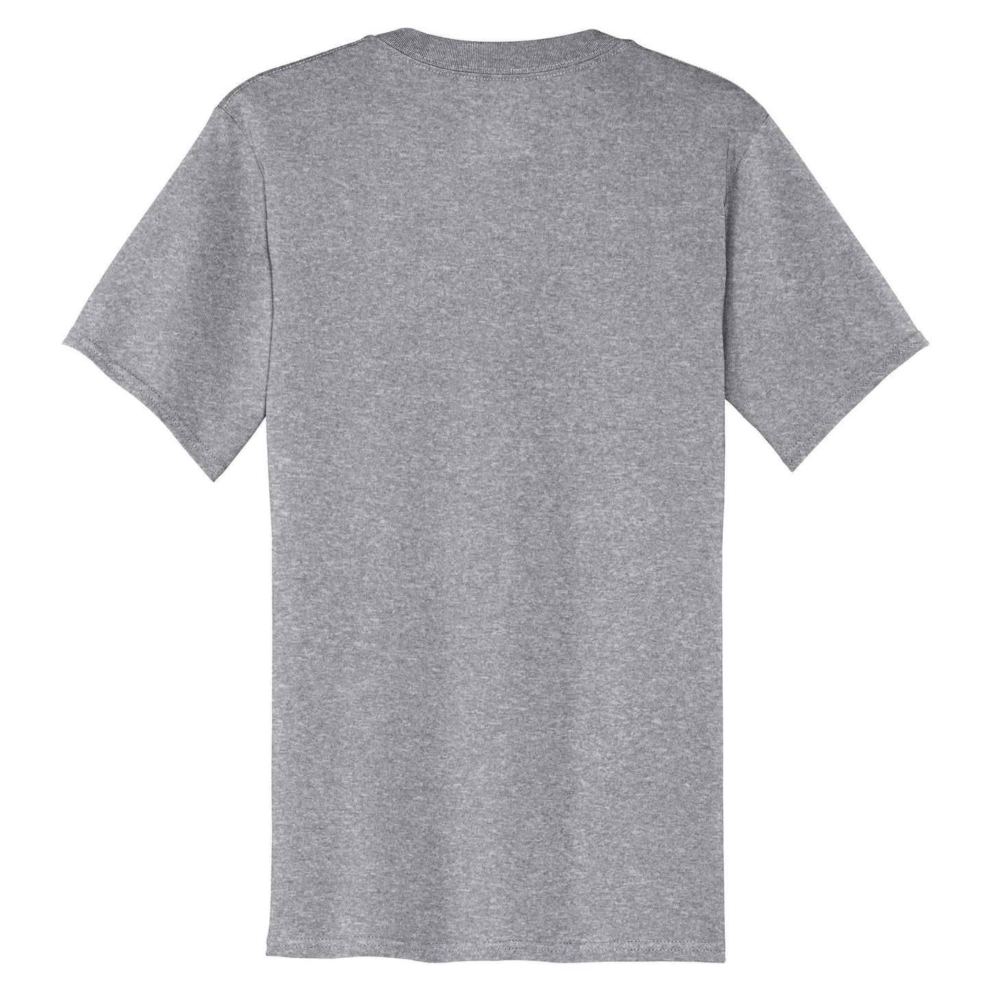 Dark Heather Grey T-Shirt - Port & Company - Stylish V-Neck