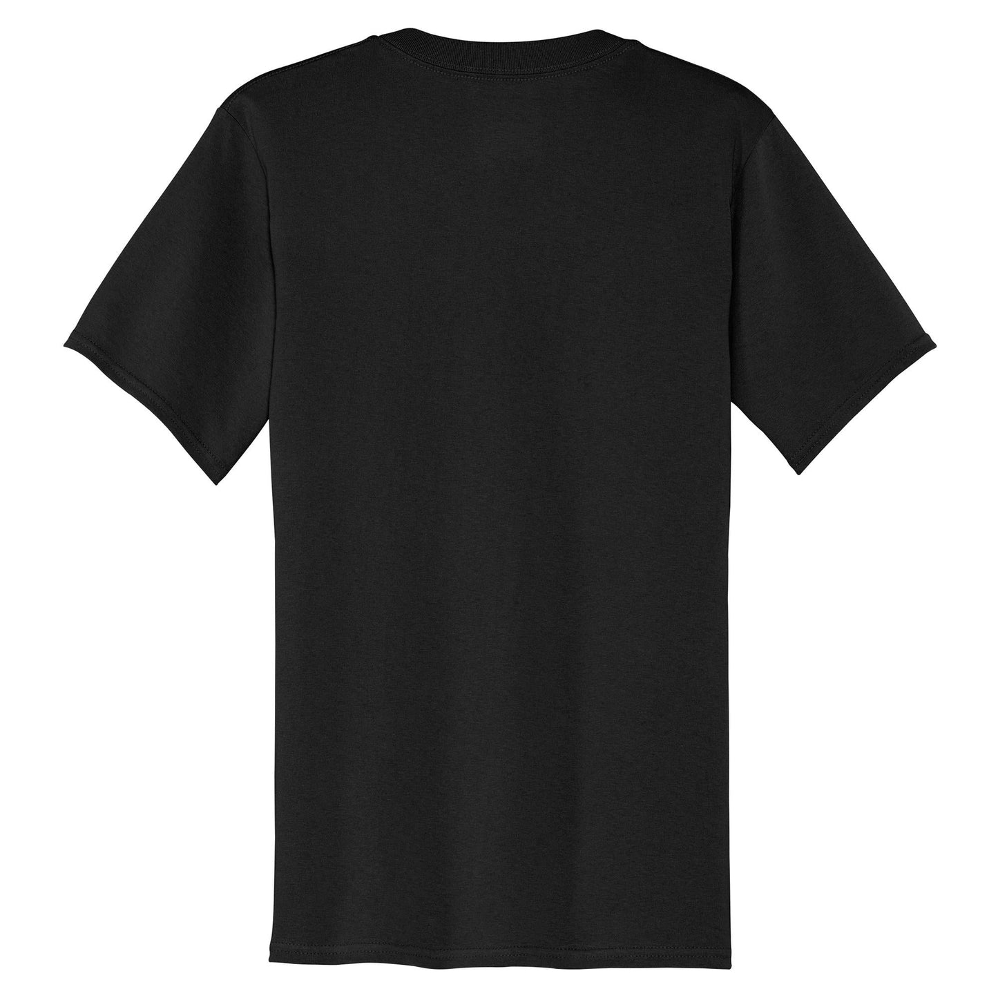 Dark Heather Grey T-Shirt - Port & Company - Stylish V-Neck