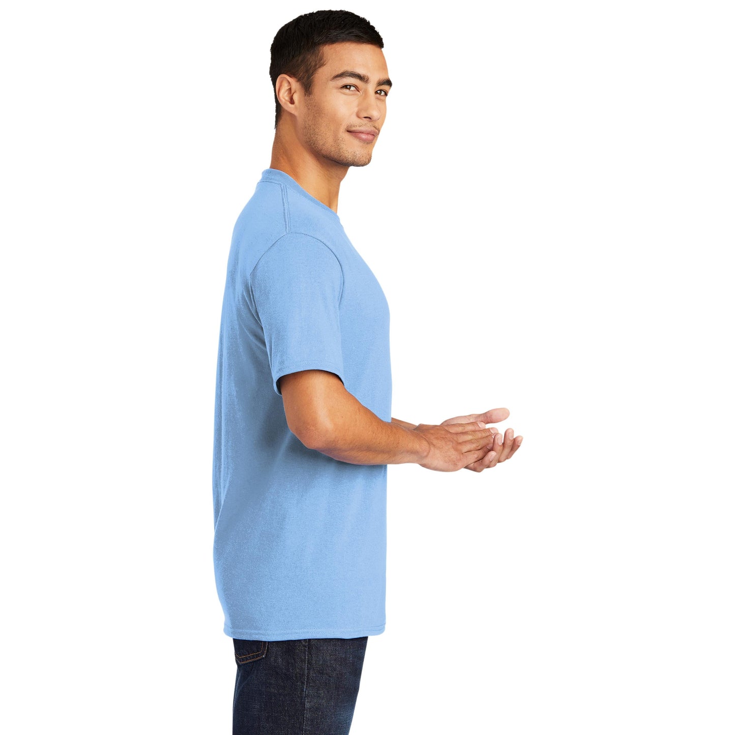 Carolina Blue T-Shirts - Port & Company - Comfortable Blend
