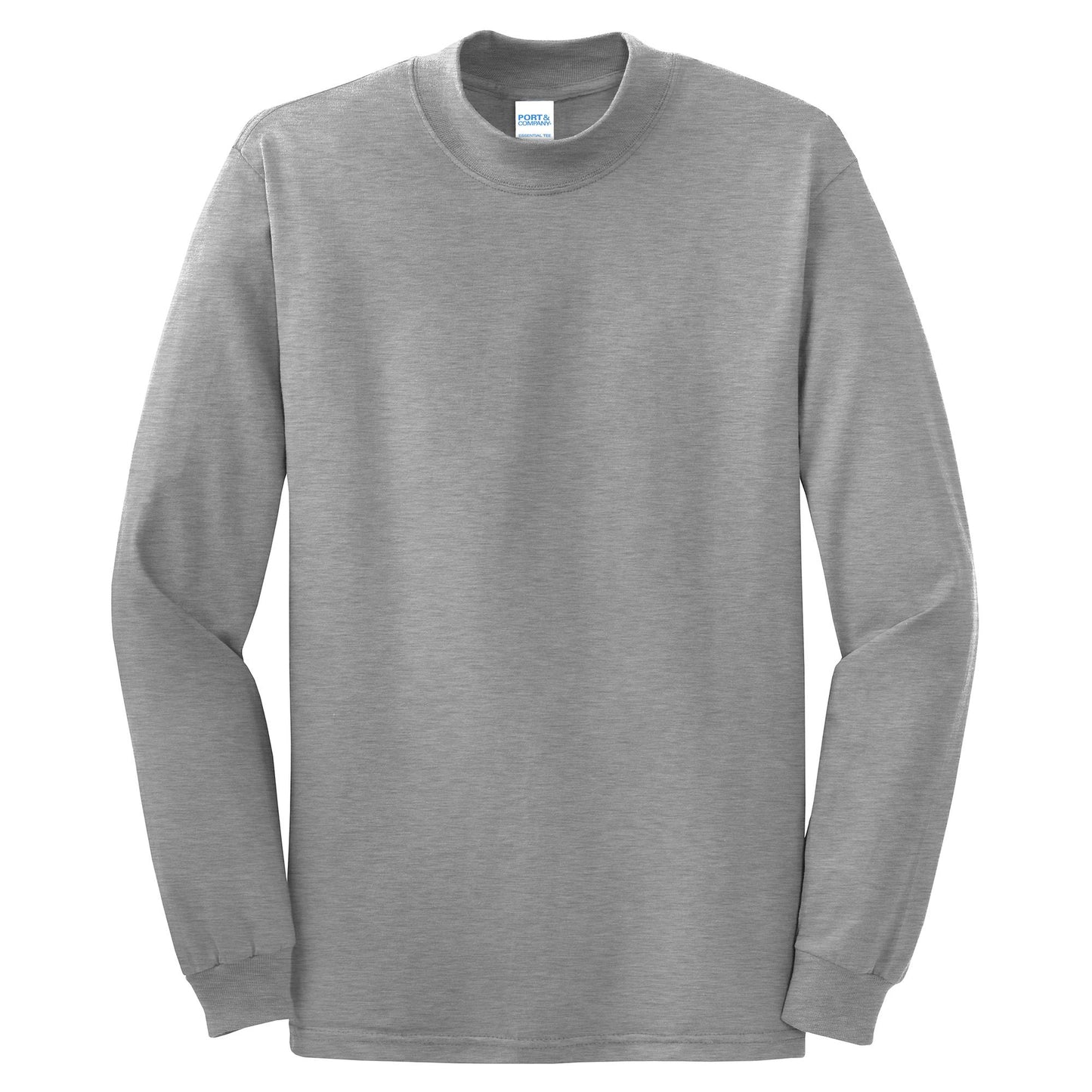 White Sweatshirts - Soft Mock Turtleneck - Port & Company - Stylish Comfort