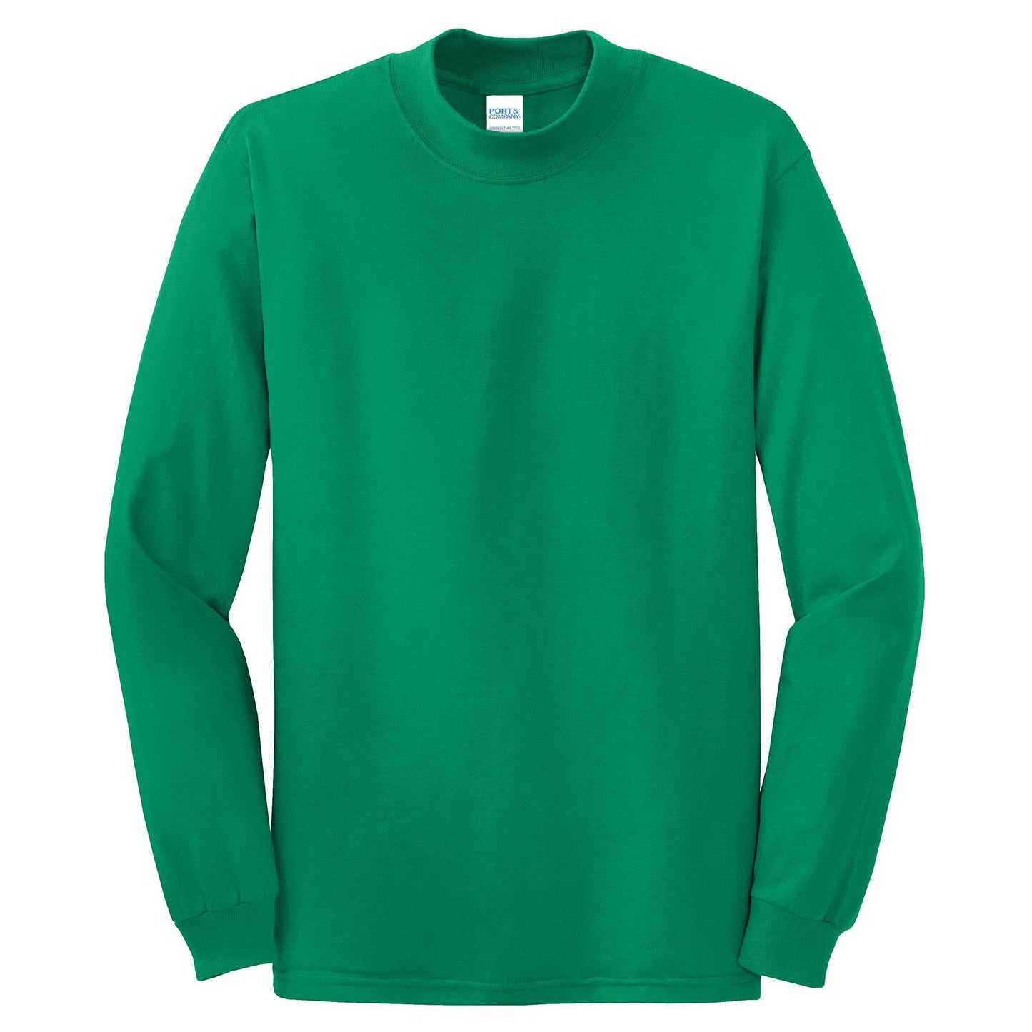 White Sweatshirts - Soft Mock Turtleneck - Port & Company - Stylish Comfort