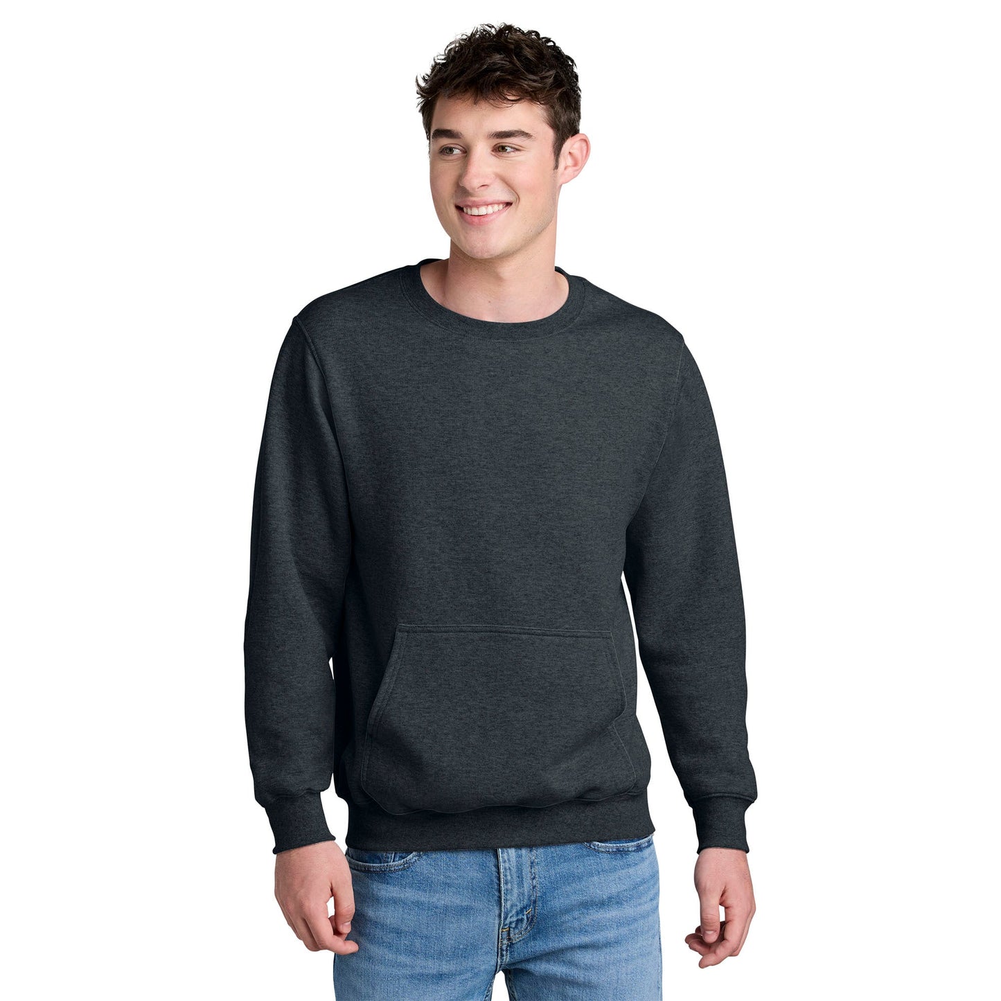 Athletic Heather Sweatshirts - Port & Company - Cozy Fleece