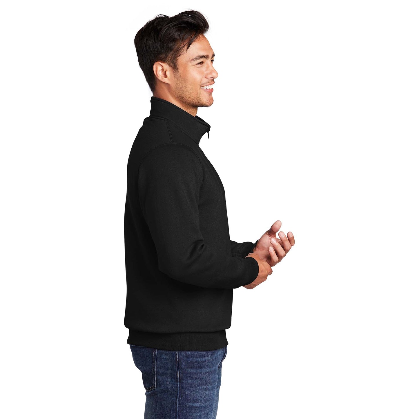 Athletic Heather Sweatshirt - Port & Company - Cozy Fleece