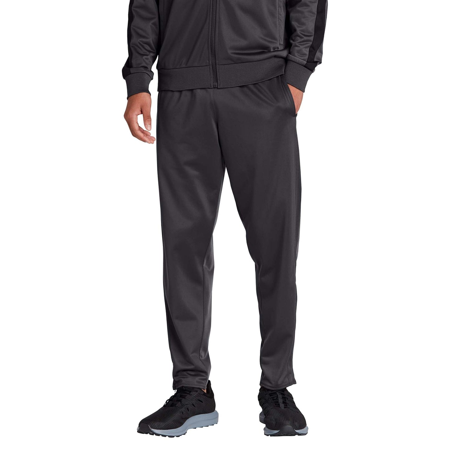 Black Track Pants - Sport-Tek - Comfortable Tricot Fabric