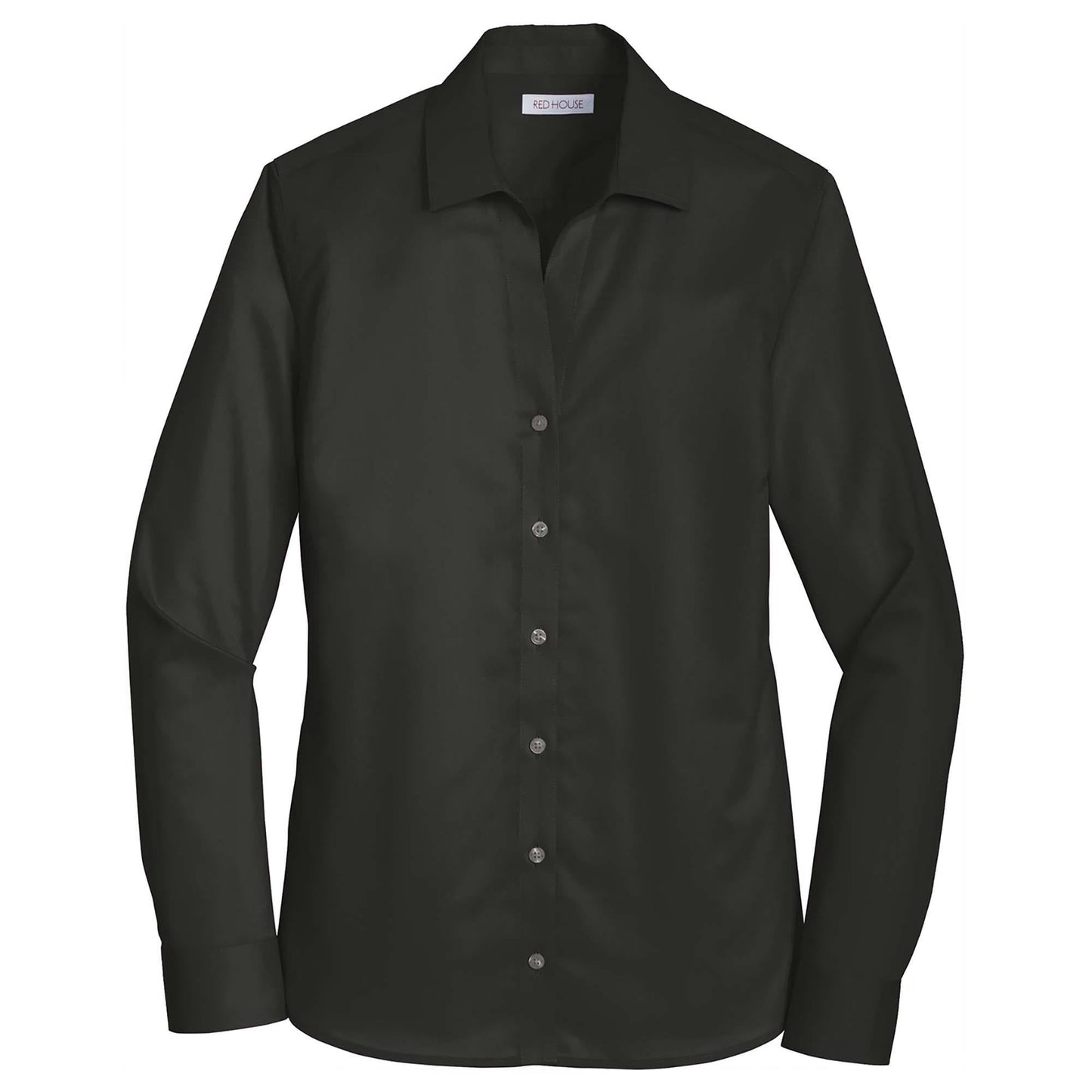 Black Button Up Shirt - Red House - Non-Iron Twill