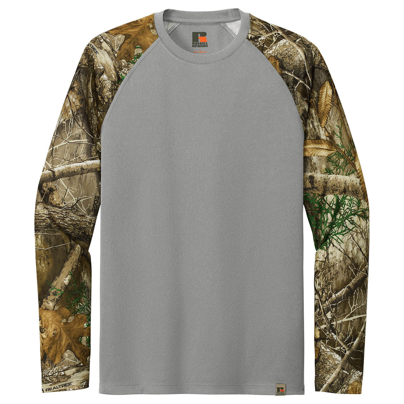 Black Colorblock Tee - Russell Outdoors - Moisture Wicking