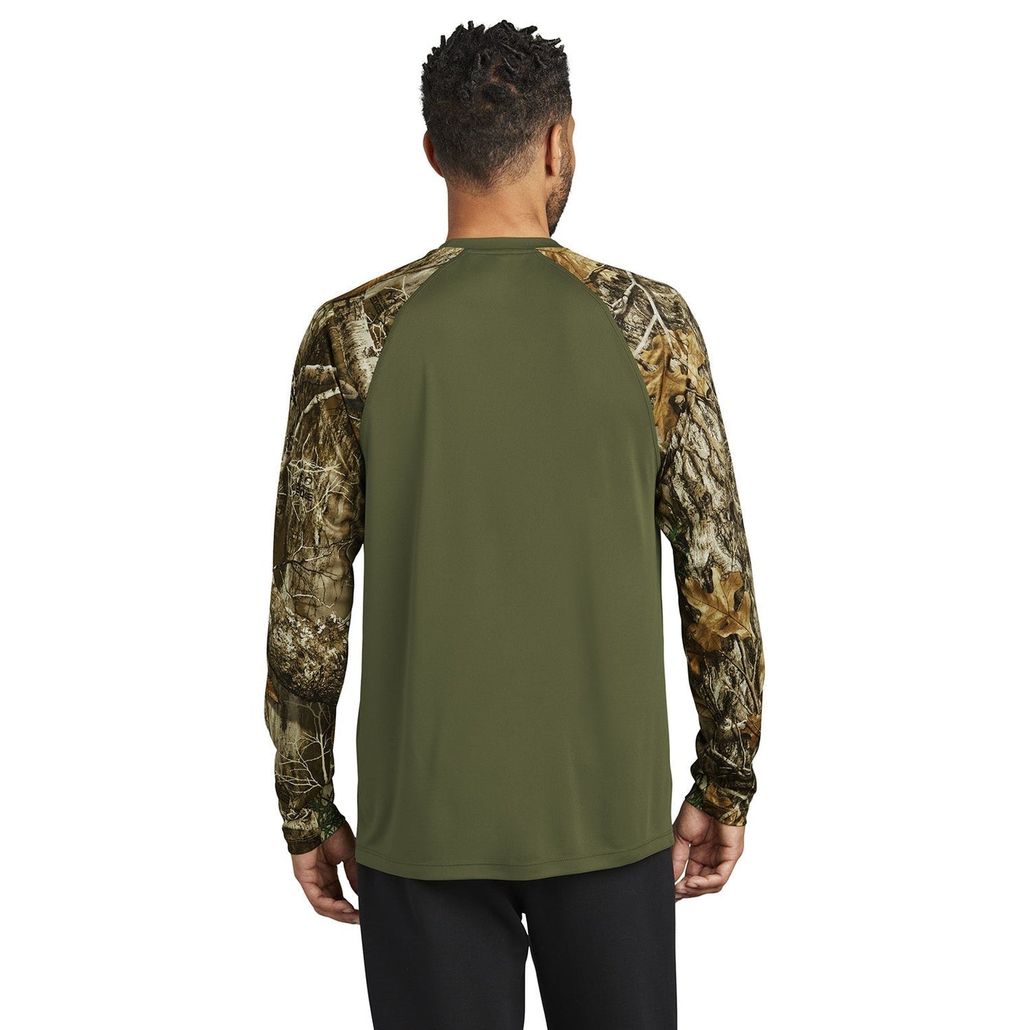 Black Colorblock Tee - Russell Outdoors - Moisture Wicking