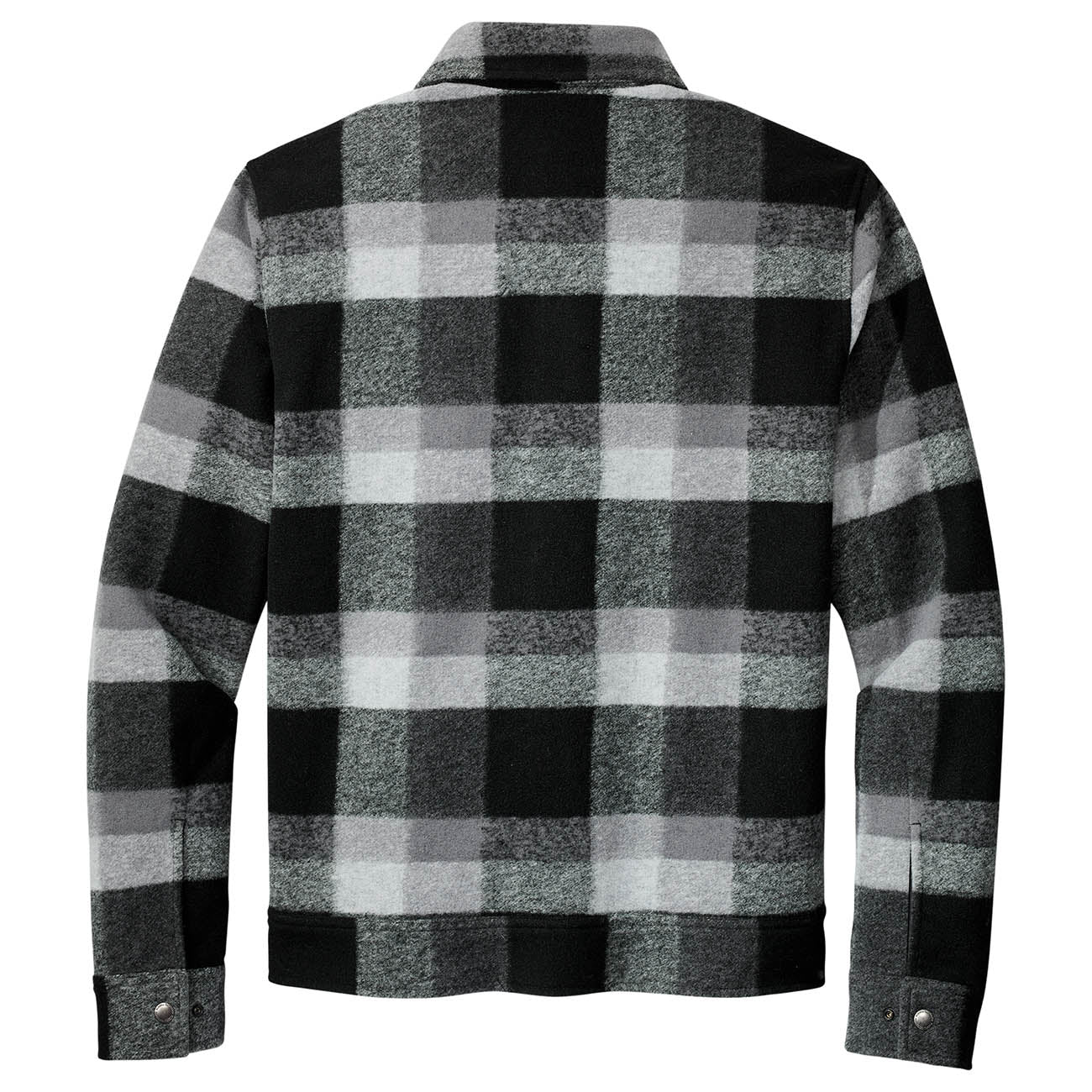 Deep Black Plaid Jacket - Russell Outdoors - Comfortable Fit
