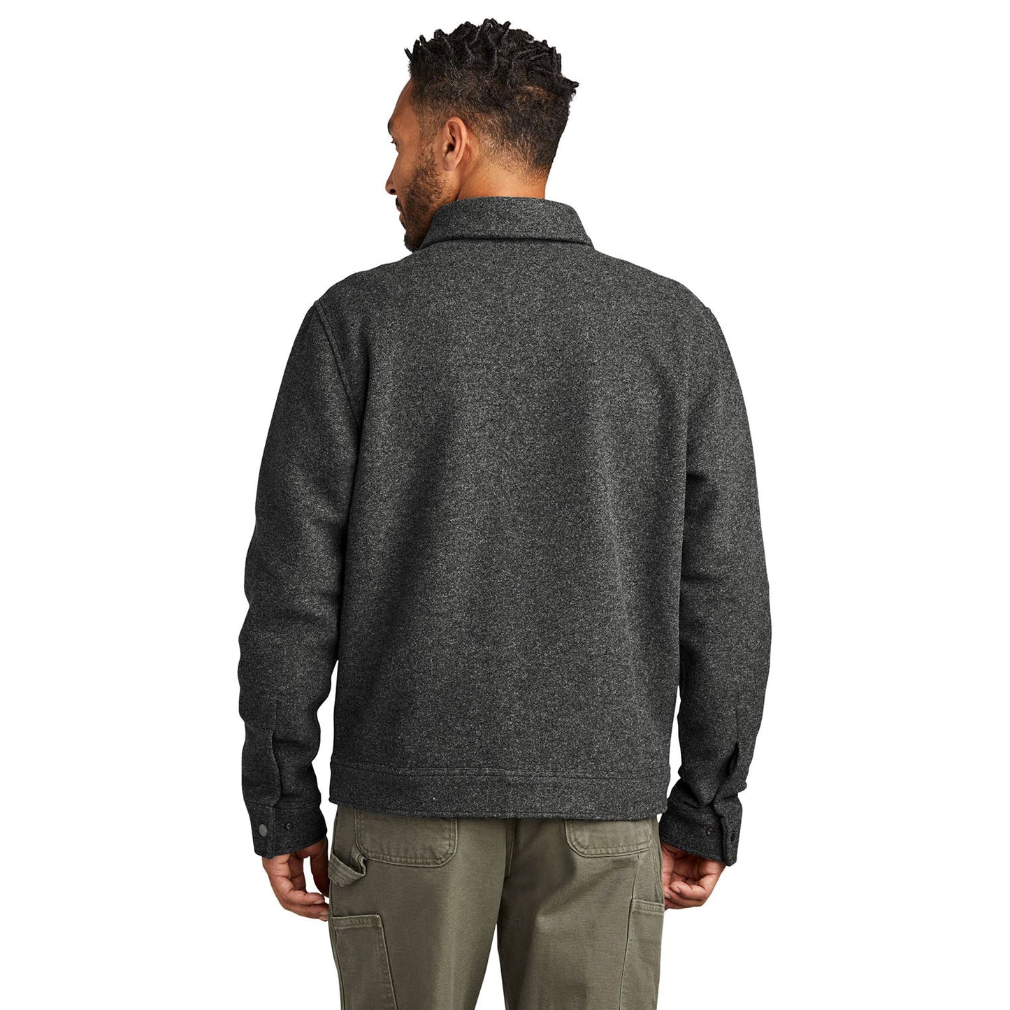 Deep Black Plaid Jacket - Russell Outdoors - Comfortable Fit