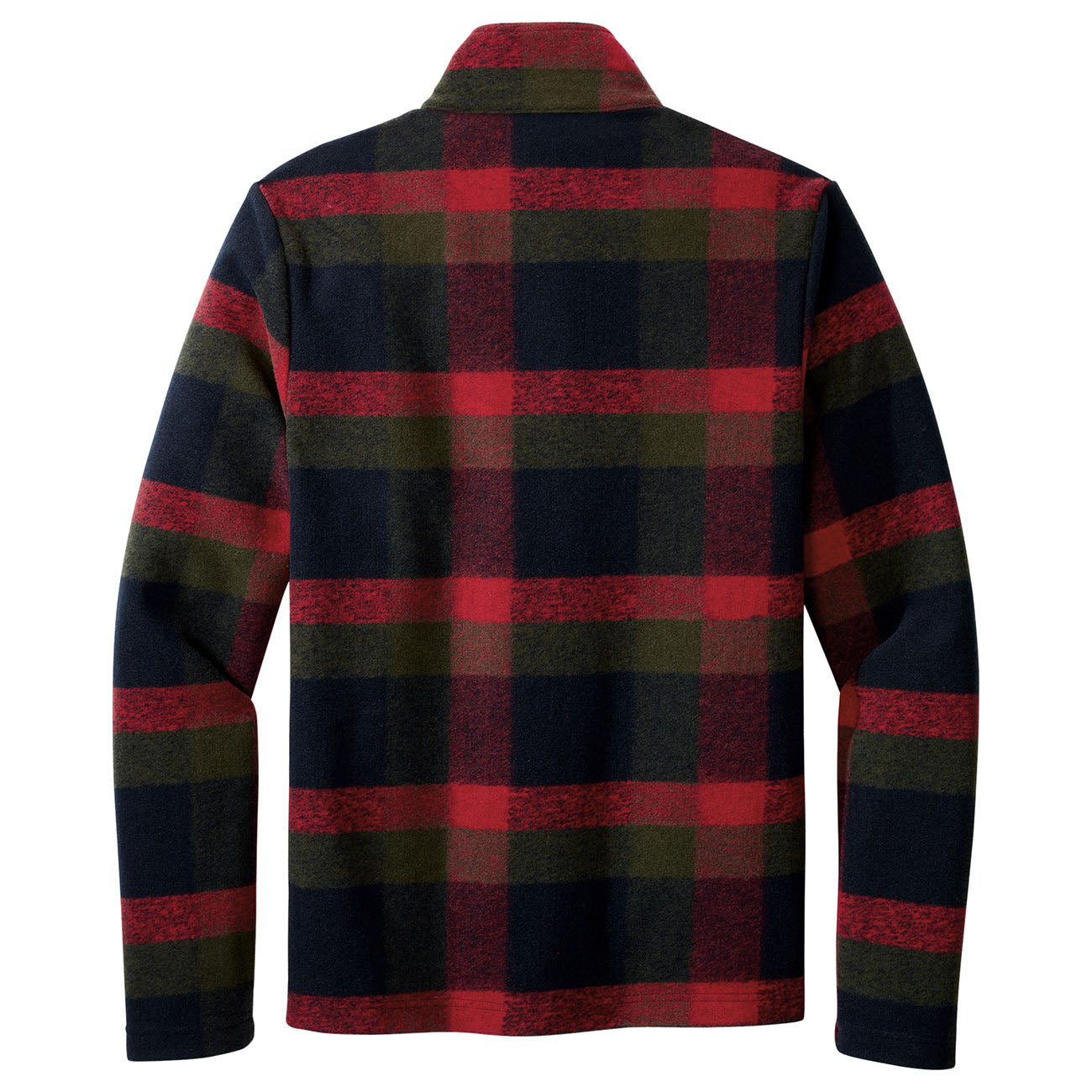 Deep Black Plaid Sweatshirts - Russell Outdoors - Stylish Fabric