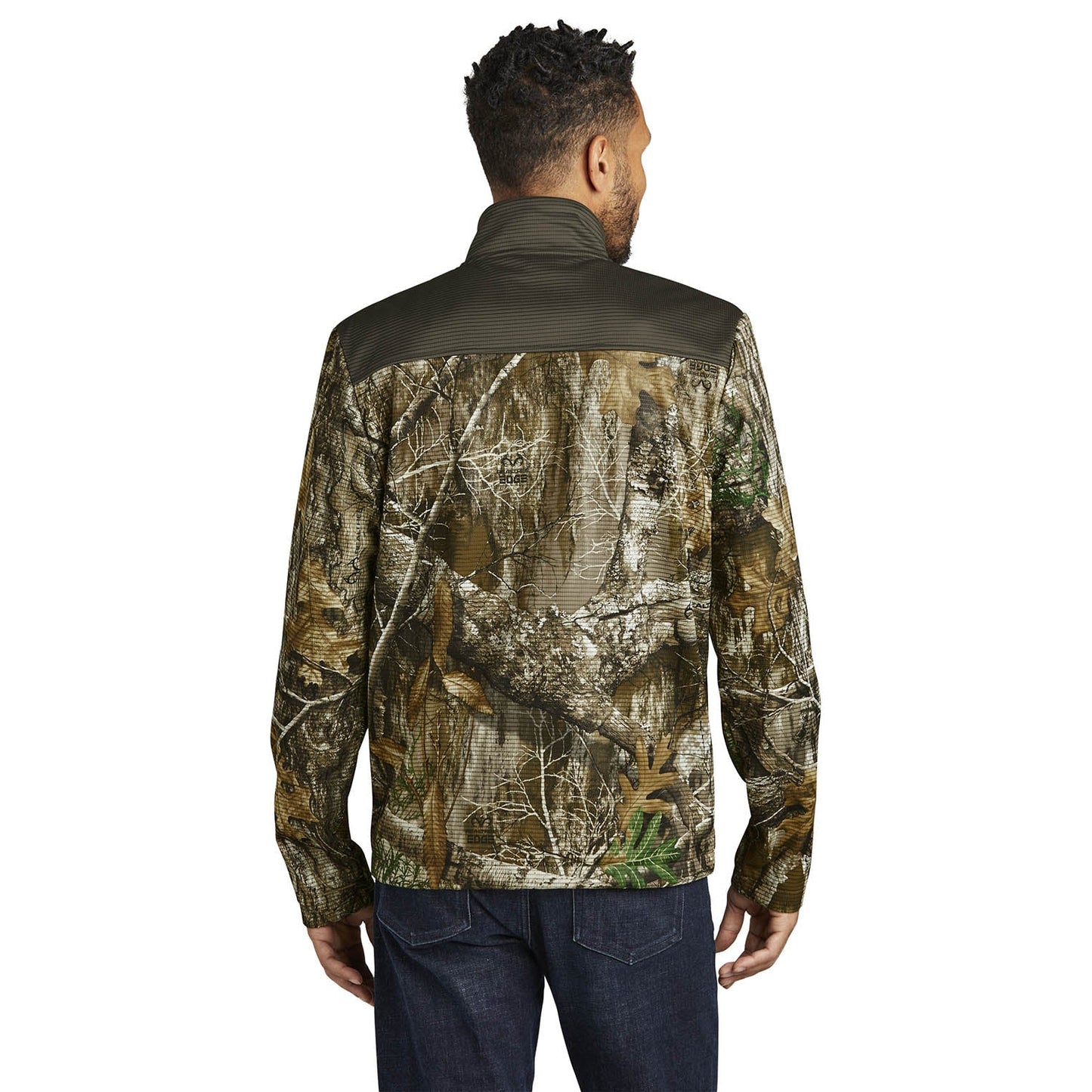 Deep Black Sweatshirt - Russell Outdoors - Colorblock Design