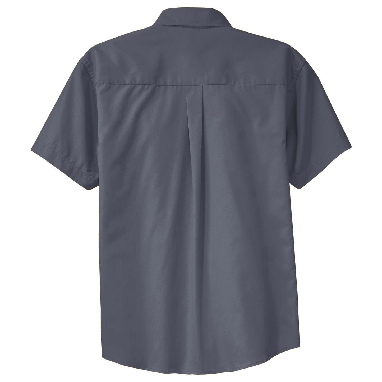 Black/Light Stone Button Up Shirt - Port Authority - Easy Care