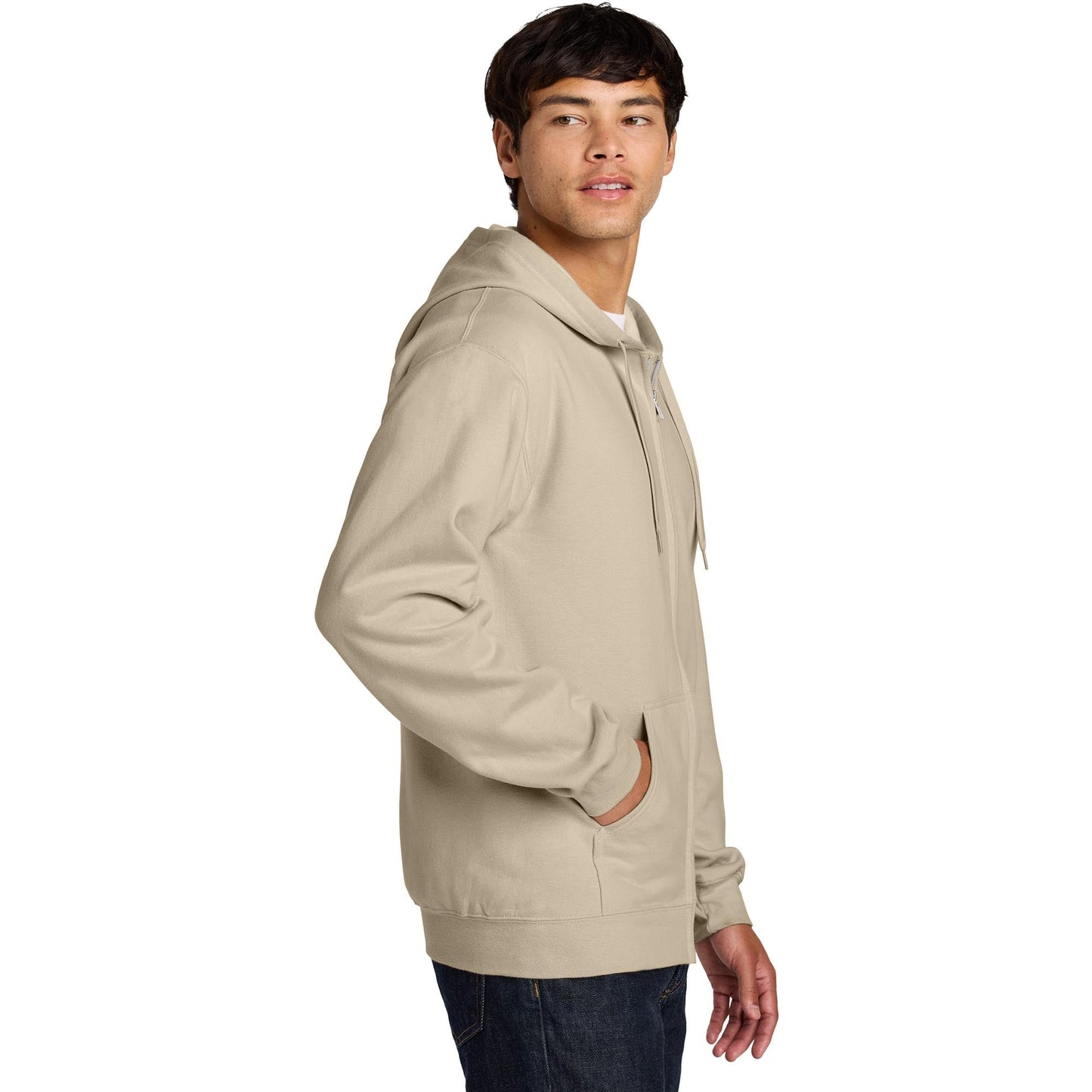Black Sweatshirt - Gildan - Soft Fleece Zip Up - Comfortable